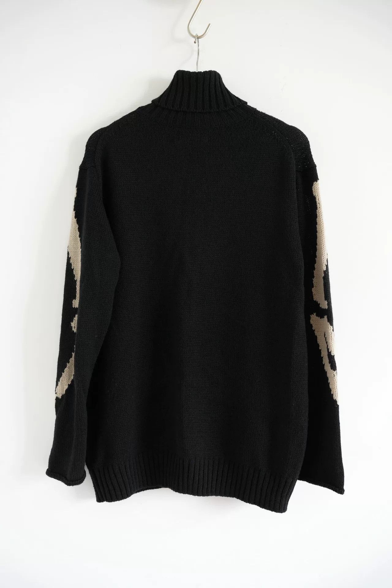 Yohji Yamamoto black cherry skeleton turtleneck sweater Size US M / EU 48-50 / 2 - 2 Thumbnail