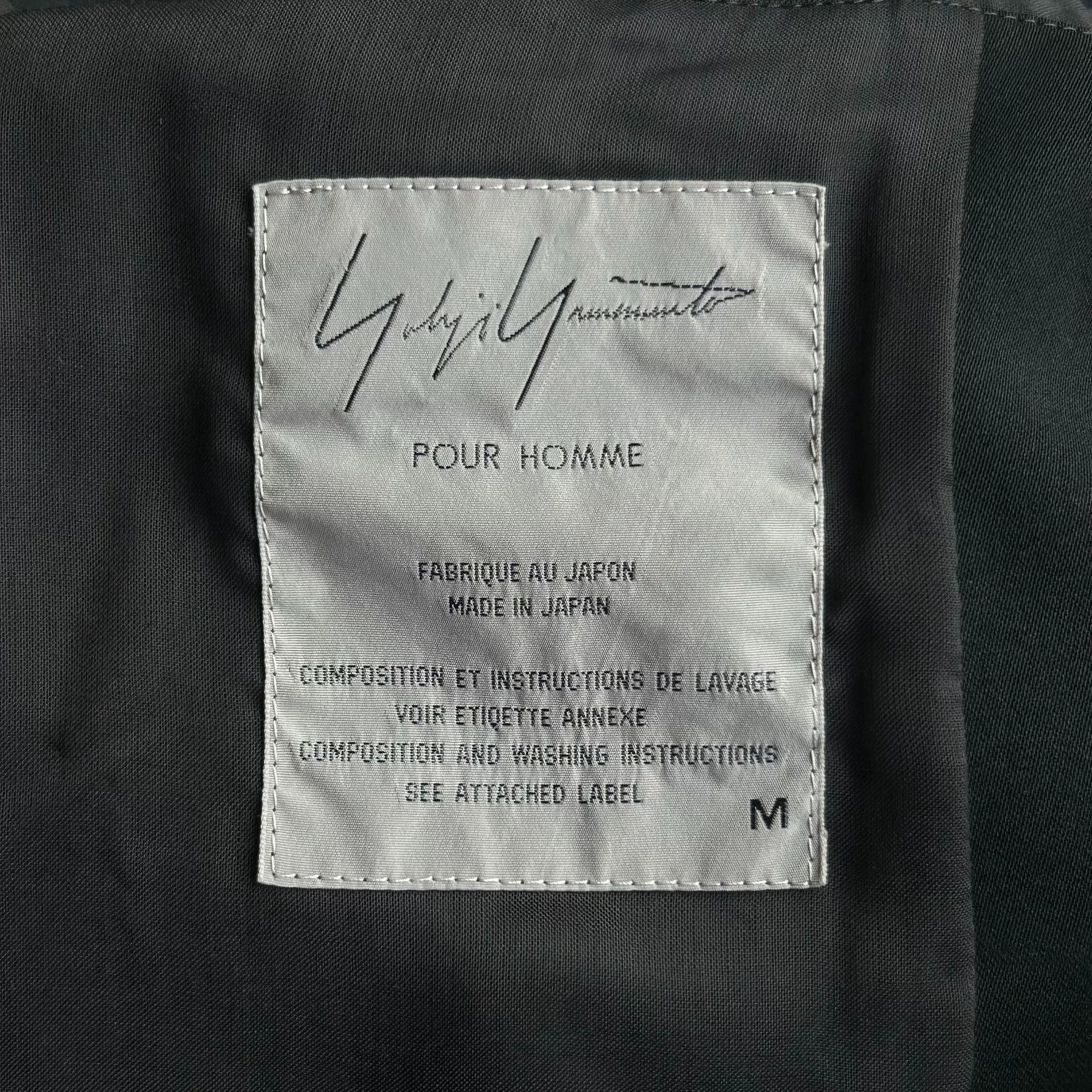 Yohji Yamamoto yohji yamamoto 97ss black coat with ruffles Size US M / EU 48-50 / 2 - 5 Thumbnail