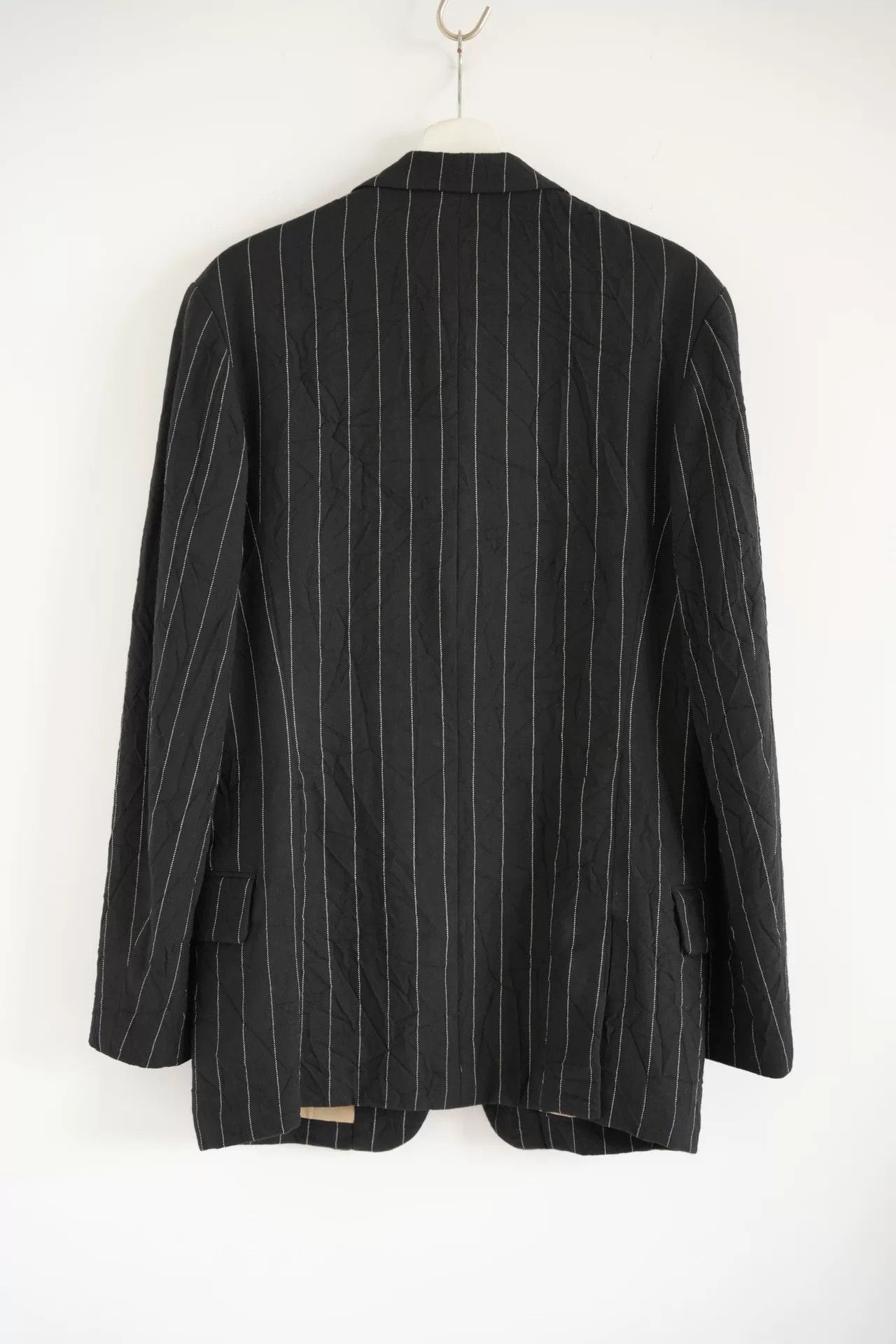 Yohji Yamamoto yohji yamamoto striped wool suit jacket Size US S / EU 44-46 / 1 - 2 Thumbnail