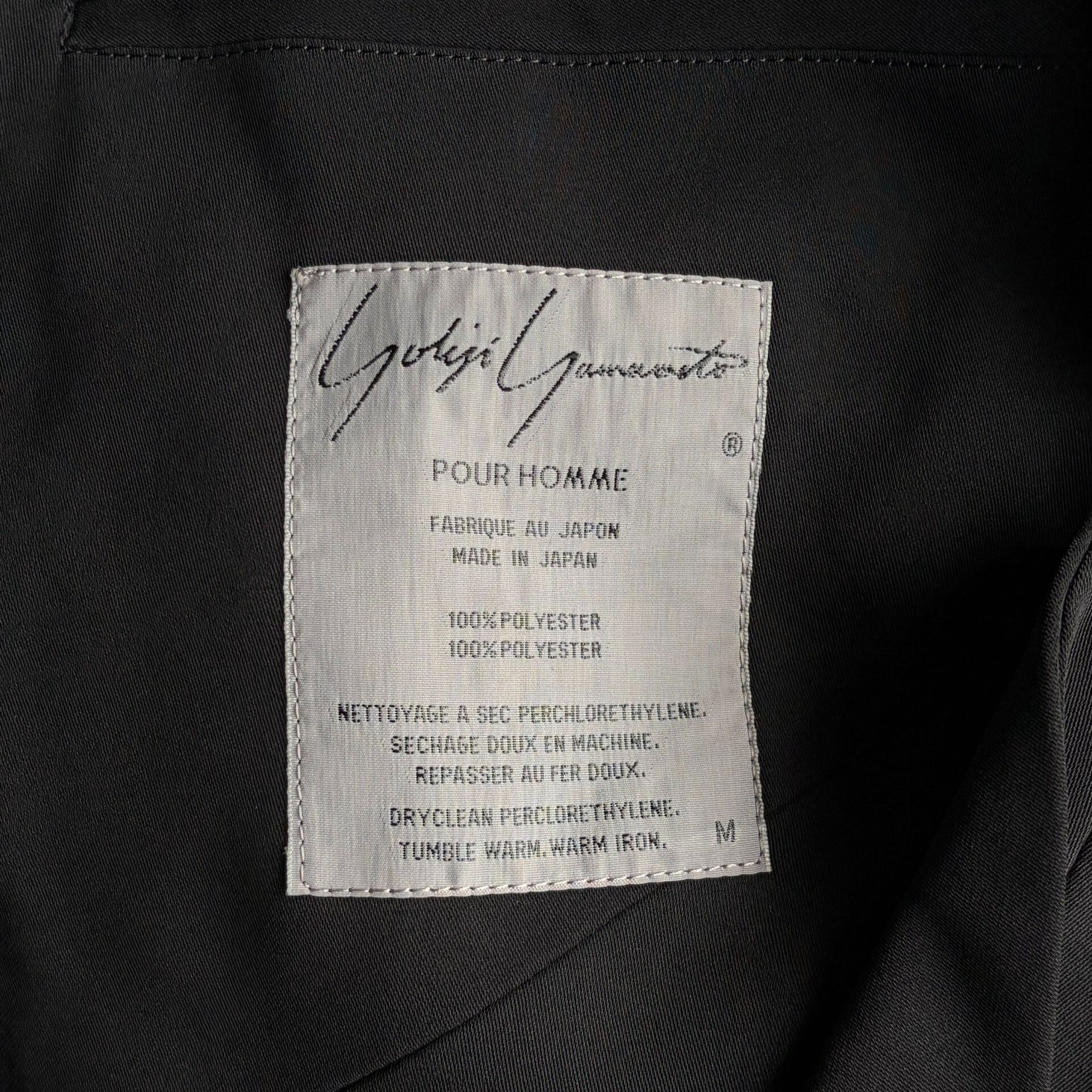 Yohji Yamamoto black double-breasted long coat by yohji yamamoto Size US M / EU 48-50 / 2 - 5 Thumbnail