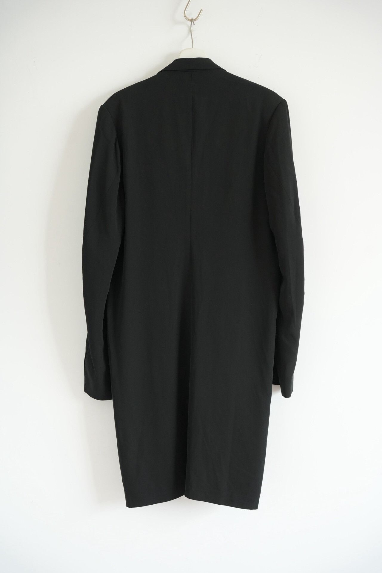 Yohji Yamamoto black double-breasted long coat by yohji yamamoto Size US M / EU 48-50 / 2 - 2 Thumbnail