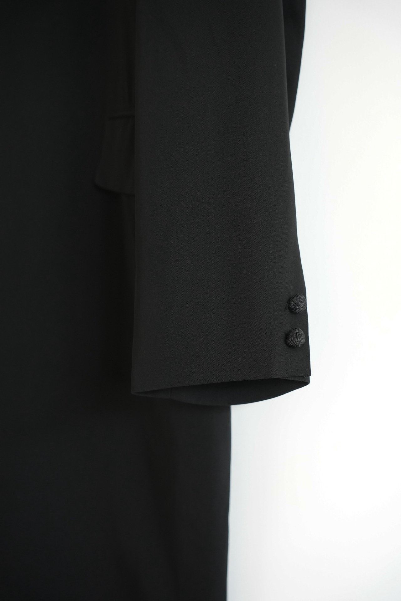 Yohji Yamamoto black double-breasted long coat by yohji yamamoto Size US M / EU 48-50 / 2 - 4 Thumbnail
