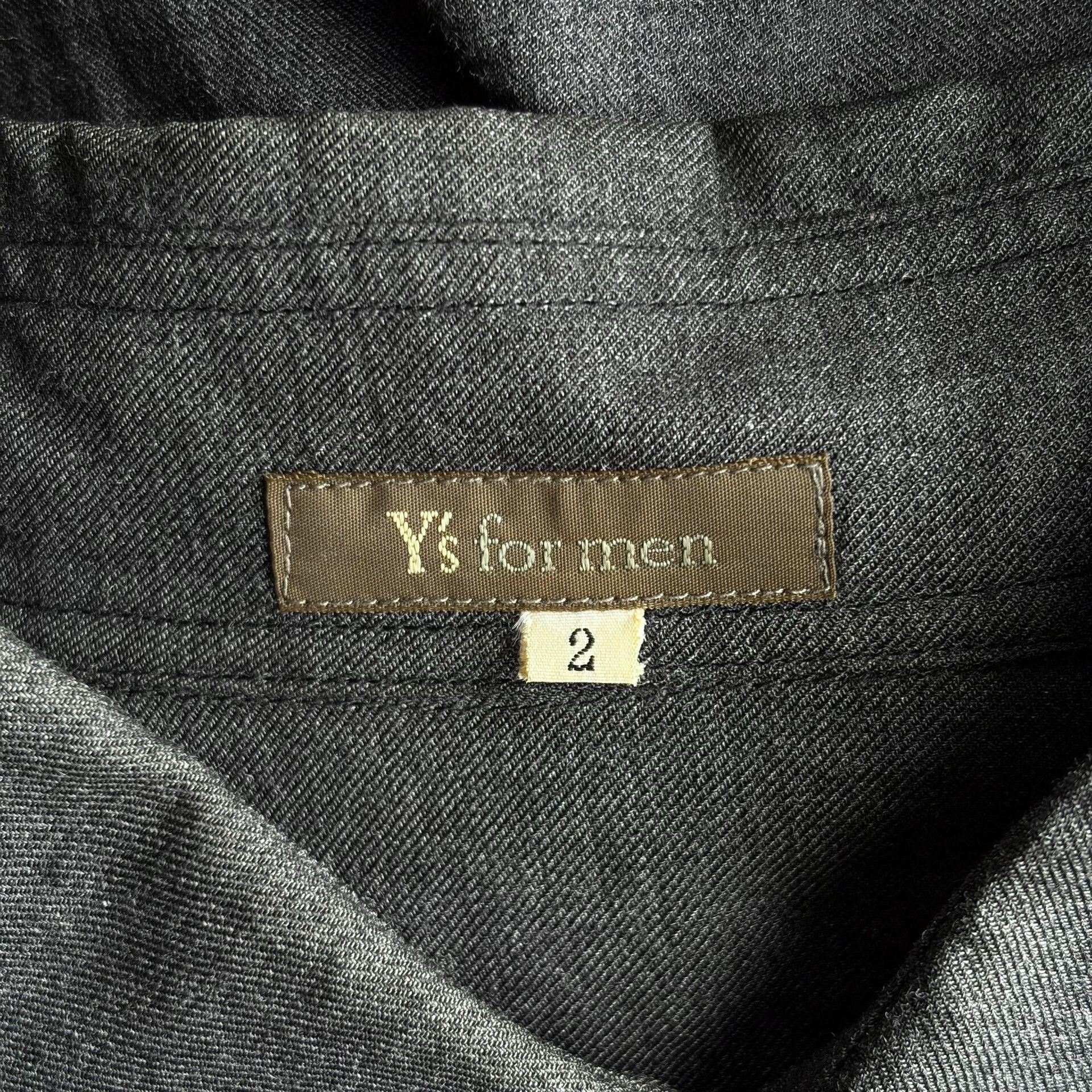 Y's for Men Yohji Yamamoto Gray Silk Button-Up Shirt Size US S / EU 44-46 / 1 - 5 Thumbnail