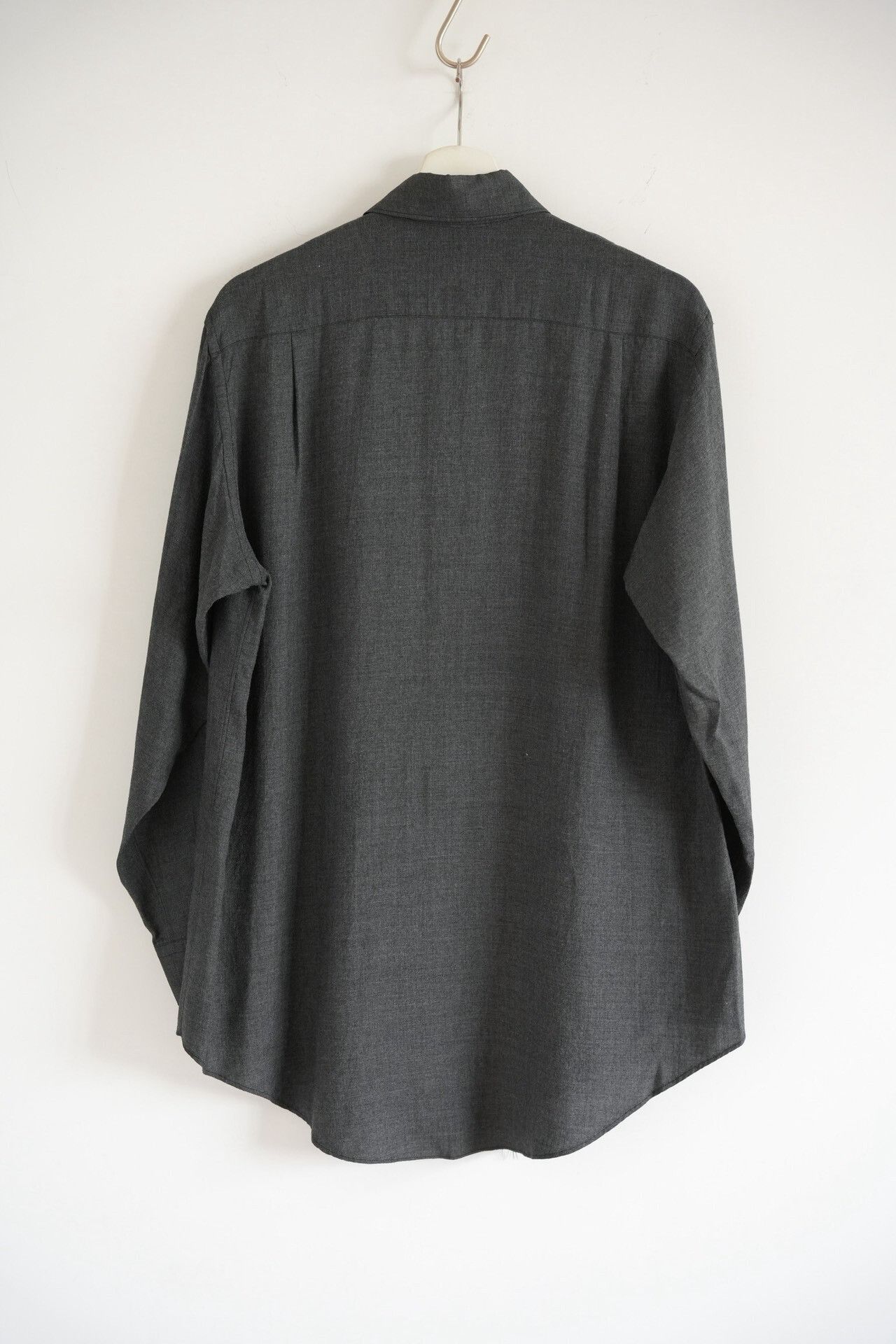 Y's for Men Yohji Yamamoto Gray Silk Button-Up Shirt Size US S / EU 44-46 / 1 - 2 Thumbnail