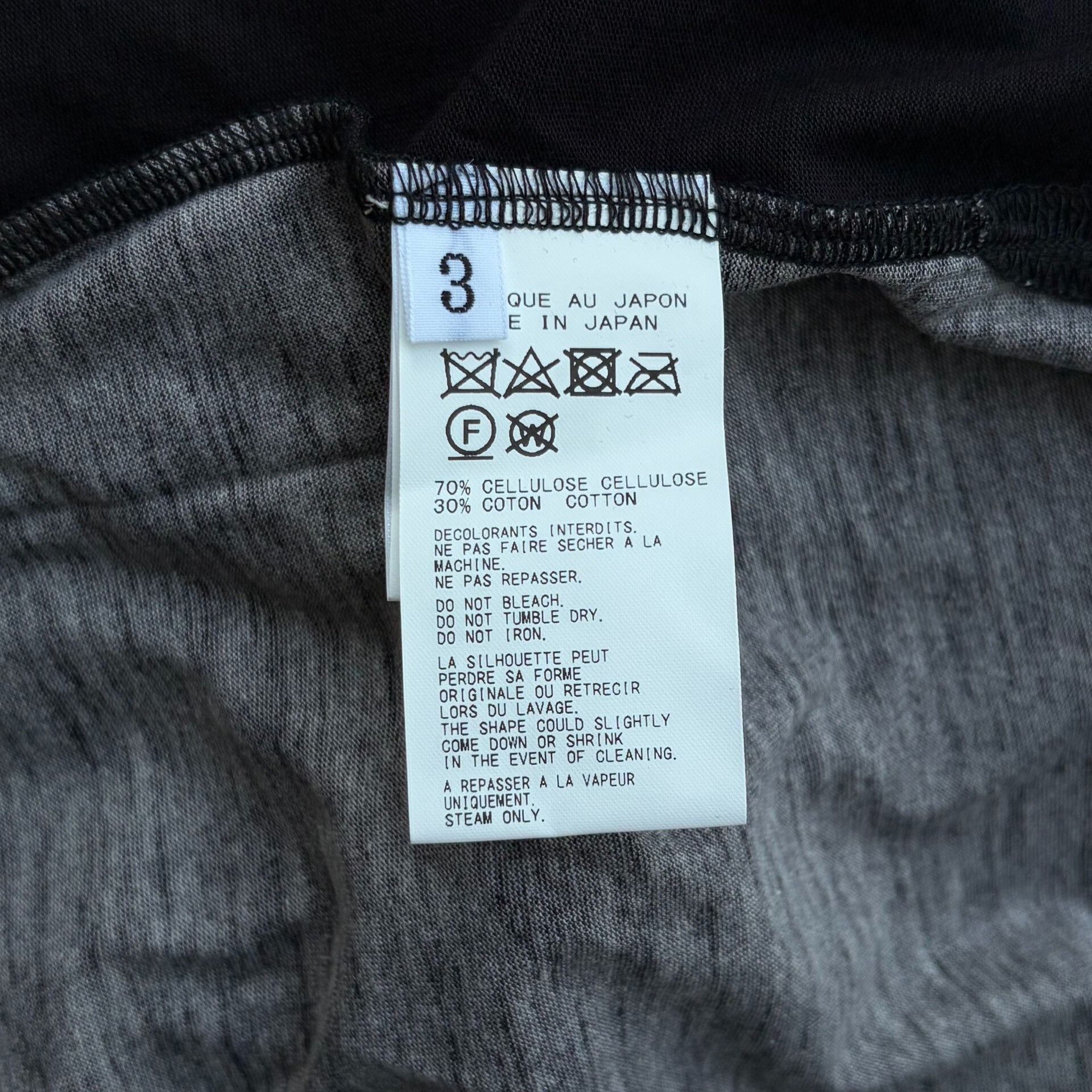 Yohji Yamamoto Yohji Yamamoto Black Hooded Sweatshirt Size US L / EU 52-54 / 3 - 7 Thumbnail