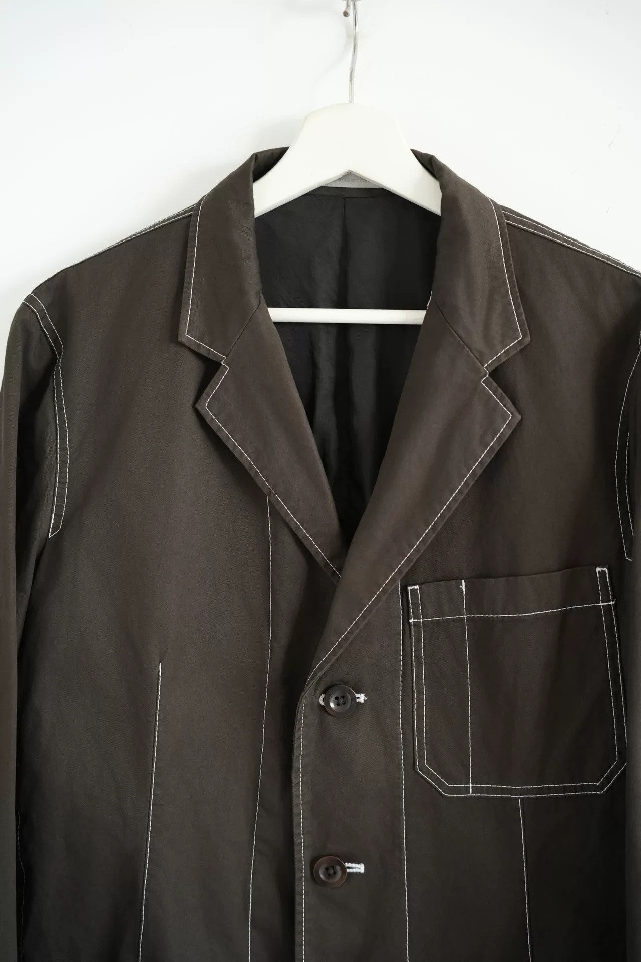 Y's for Men yohji yamamoto men’s brown blazer coat Size US M / EU 48-50 / 2 - 3 Thumbnail