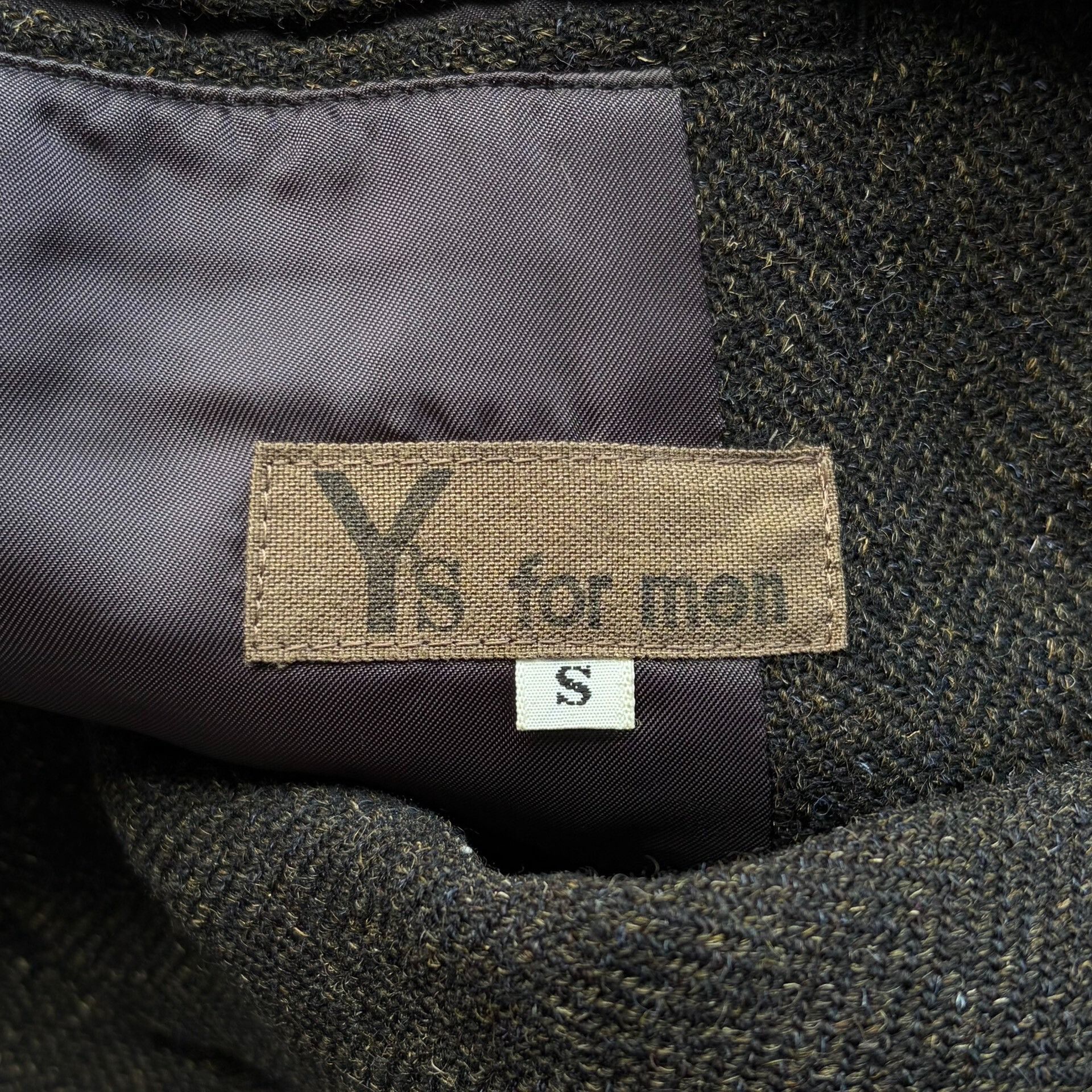 Y's for Men yohji yamamoto 80s herringbone wool suit Size US S / EU 44-46 / 1 - 4 Thumbnail