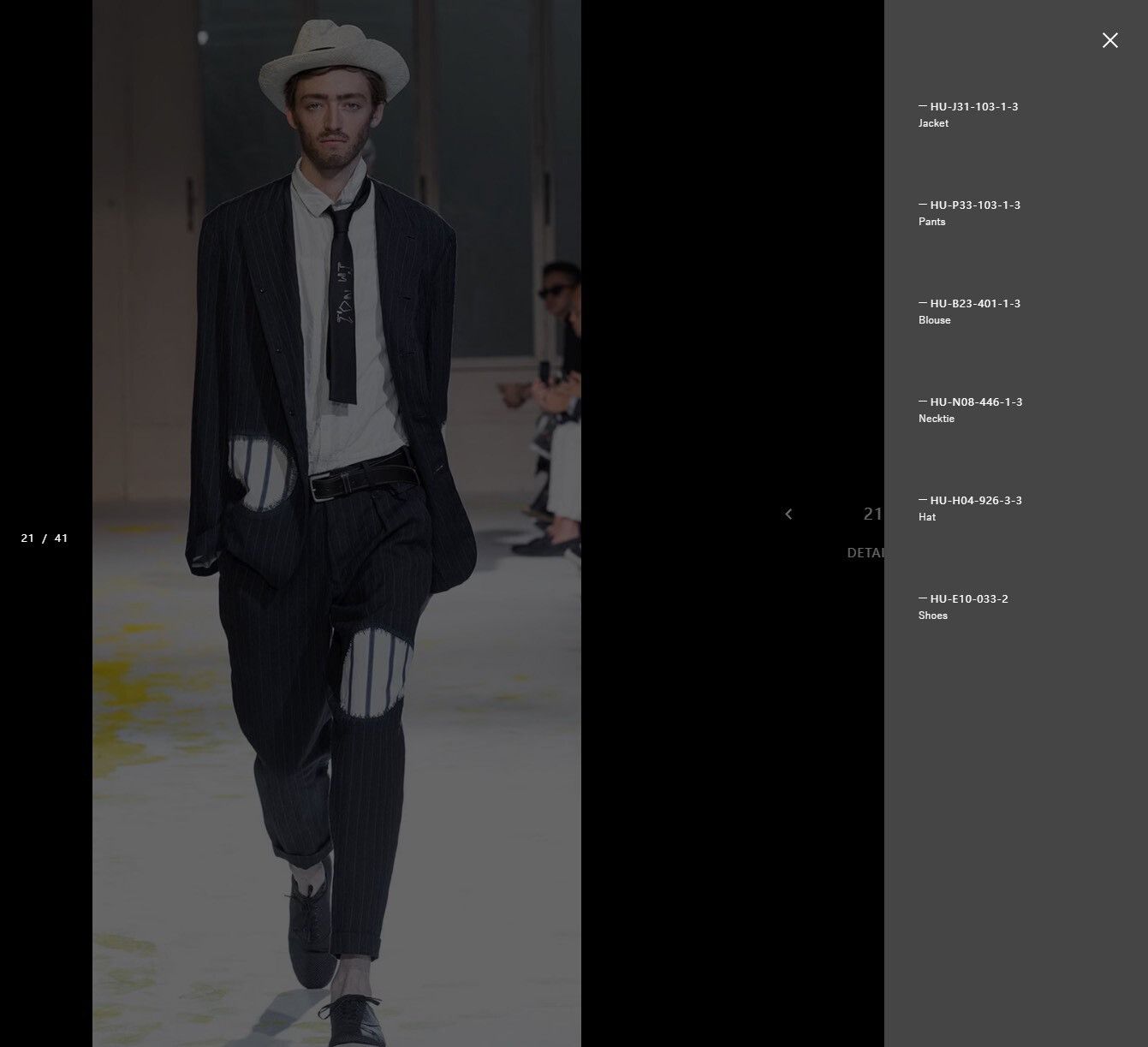 Yohji Yamamoto Yohji Yamamoto White Shirt with Unique Design Size US L / EU 52-54 / 3 - 5 Thumbnail