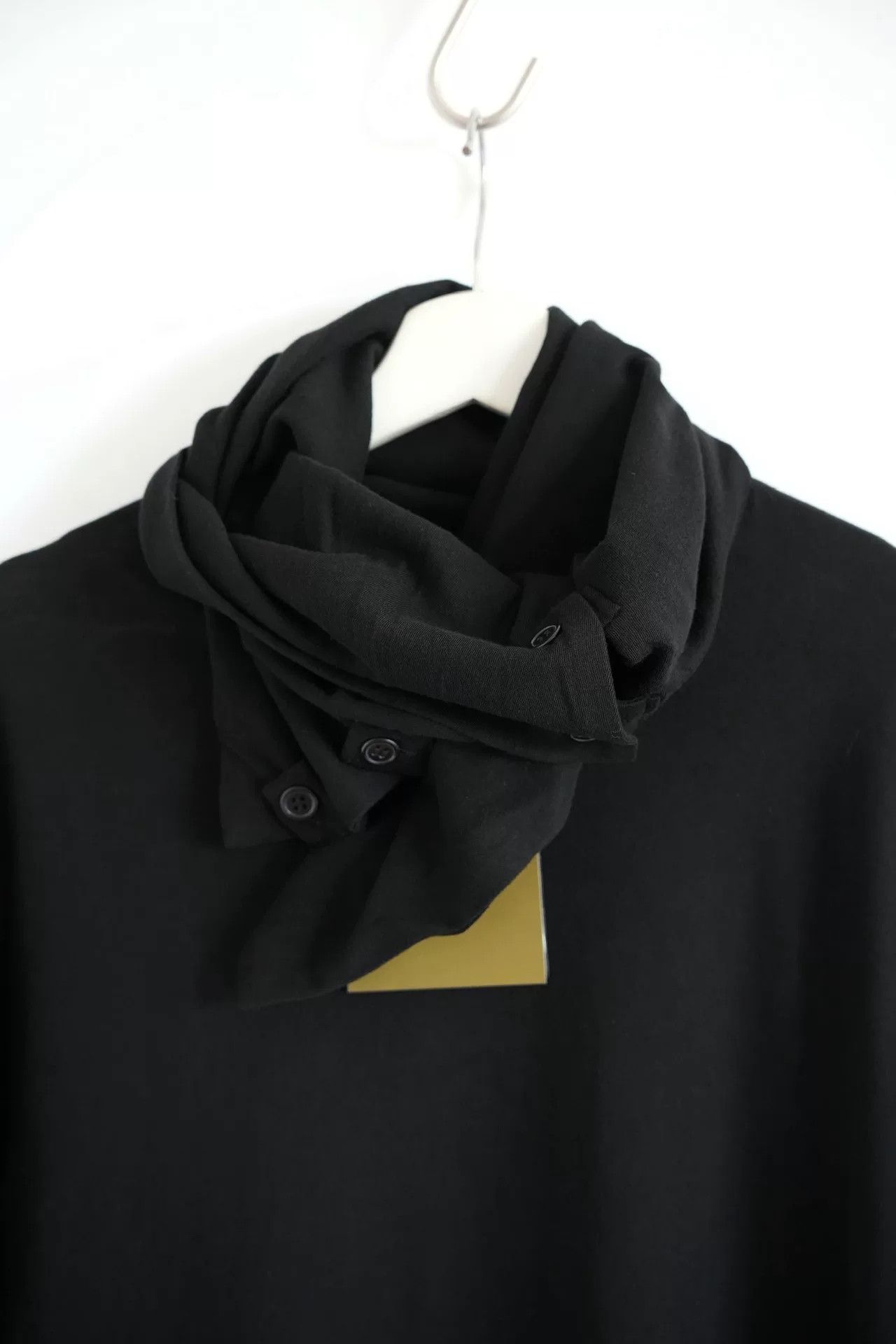 Yohji Yamamoto Yohji Yamamoto High Neck Long Sleeve T-Shirt Size US L / EU 52-54 / 3 - 3 Thumbnail
