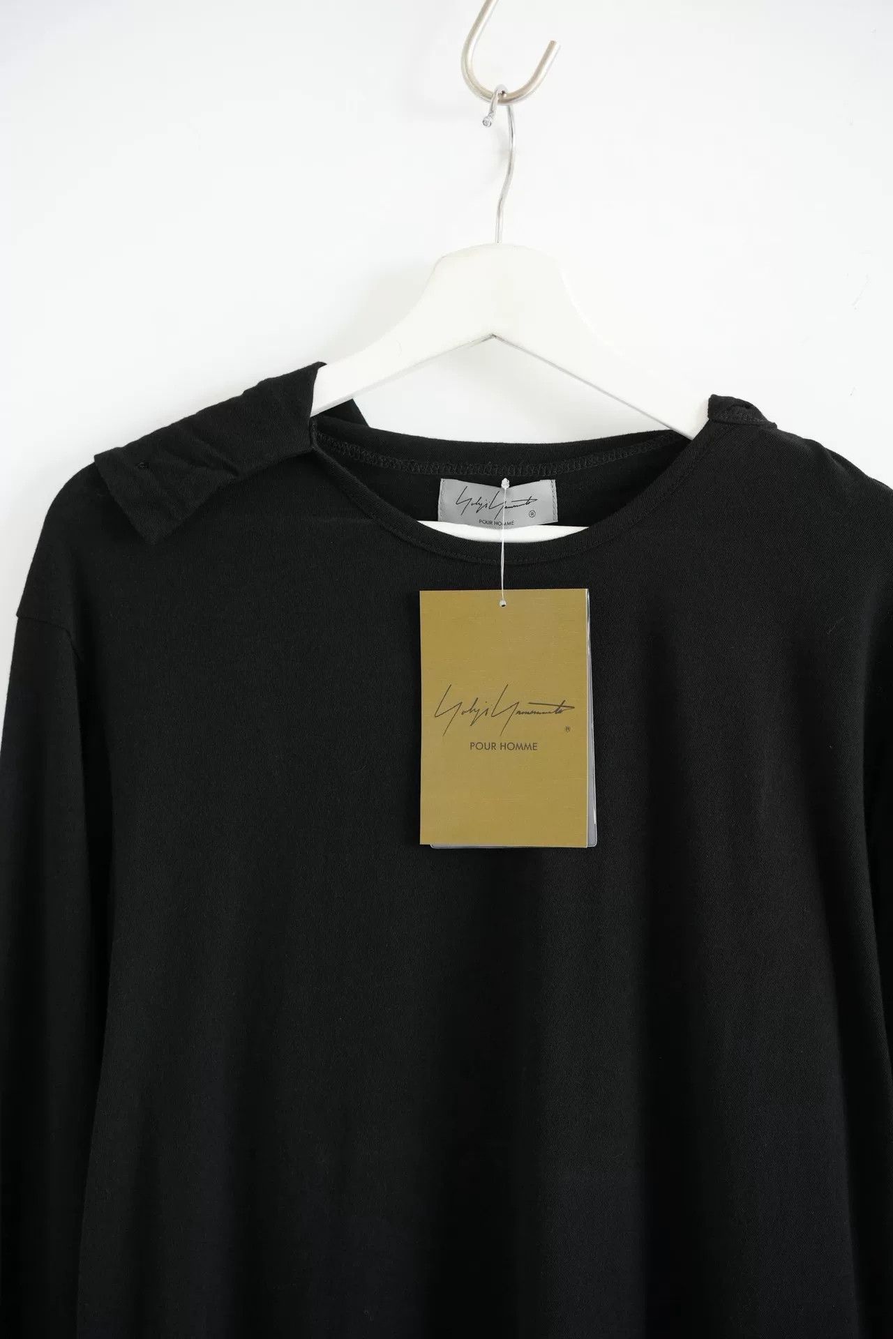 Yohji Yamamoto Yohji Yamamoto High Neck Long Sleeve T-Shirt Size US L / EU 52-54 / 3 - 4 Thumbnail