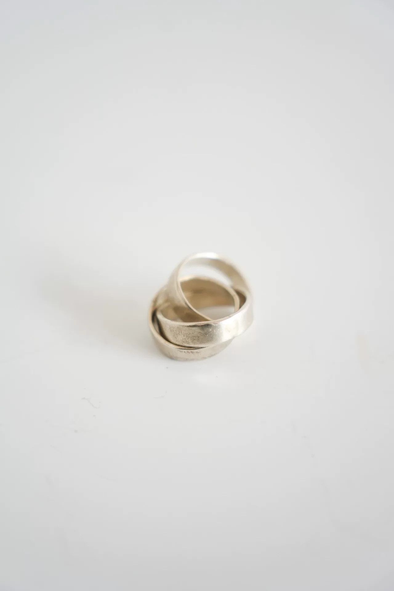 Ma+ M.A+ 22ss Silver Three-Ring Combination Ring Size ONE SIZE - 3 Thumbnail