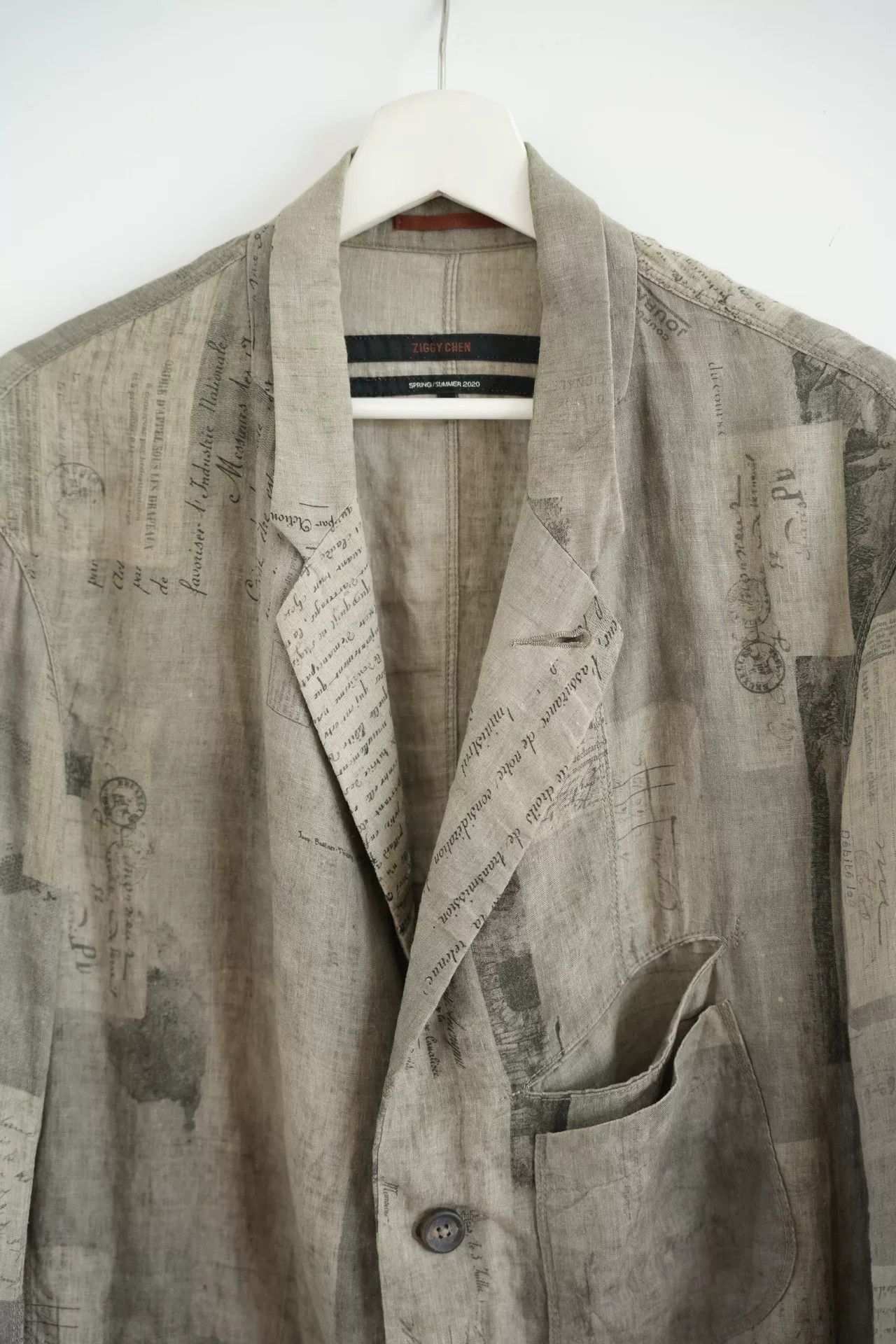 Ziggy Chen ziggy chen linen suit jacket Size US M / EU 48-50 / 2 - 3 Thumbnail