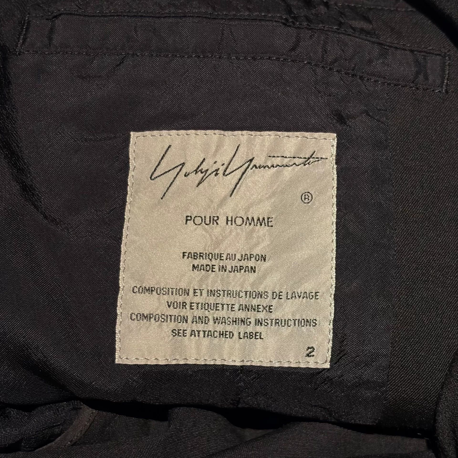 Yohji Yamamoto Yohji Yamamoto Black Deconstructed Suit Jacket Size US M / EU 48-50 / 2 - 5 Thumbnail