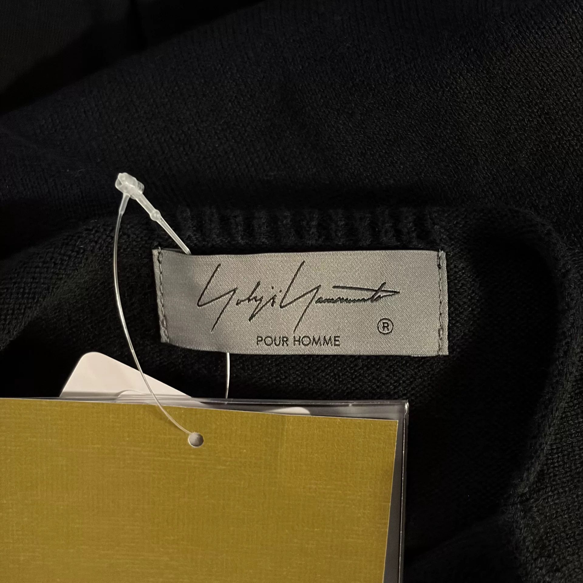 Yohji Yamamoto black long sleeve wool cashmere sweater Size US M / EU 48-50 / 2 - 7 Thumbnail