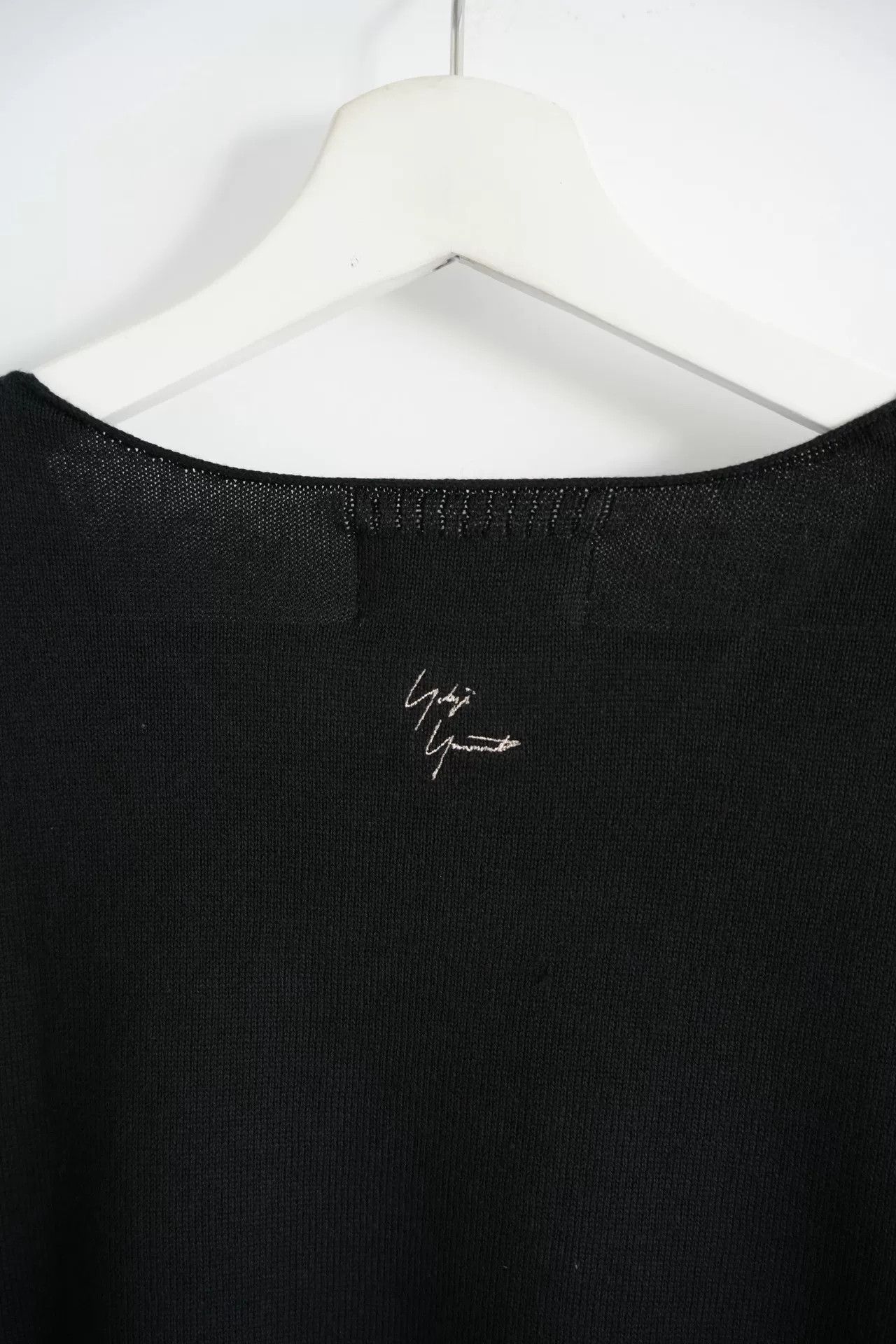 Yohji Yamamoto black long sleeve wool cashmere sweater Size US M / EU 48-50 / 2 - 4 Thumbnail