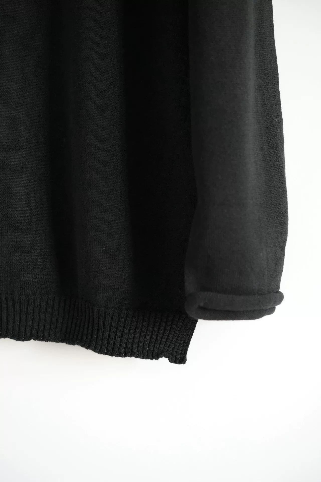 Yohji Yamamoto black long sleeve wool cashmere sweater Size US M / EU 48-50 / 2 - 5 Thumbnail