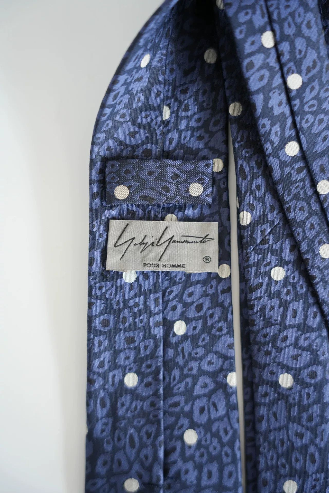 Yohji Yamamoto Yohji Yamamoto Leopard Print Silk Tie Size ONE SIZE - 3 Thumbnail