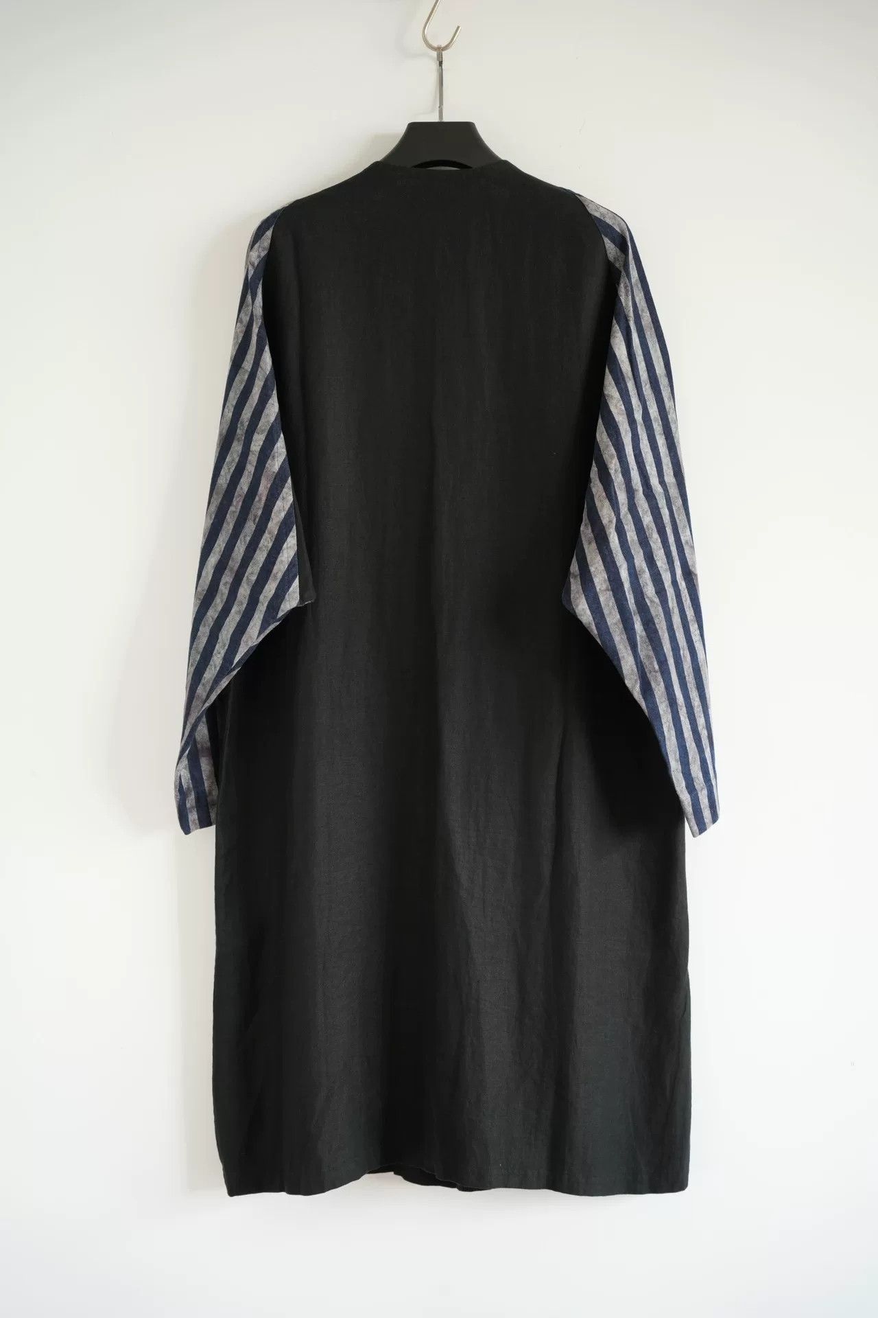 Yohji Yamamoto Yohji Yamamoto Striped Sleeve Linen Coat Size US M / EU 48-50 / 2 - 2 Thumbnail