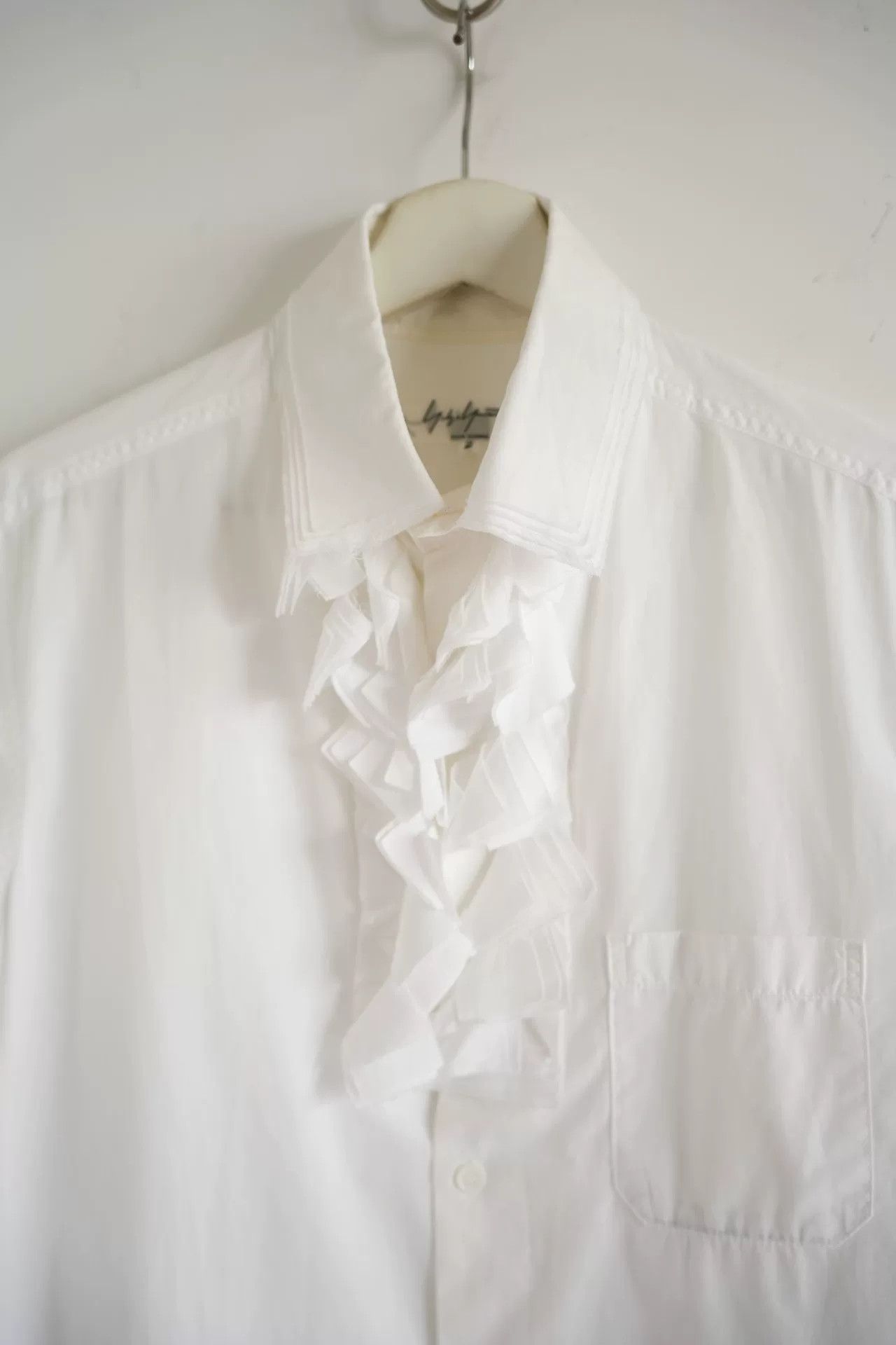 Yohji Yamamoto Yohji Yamamoto White Long Sleeve Shirt Size US M / EU 48-50 / 2 - 4 Thumbnail