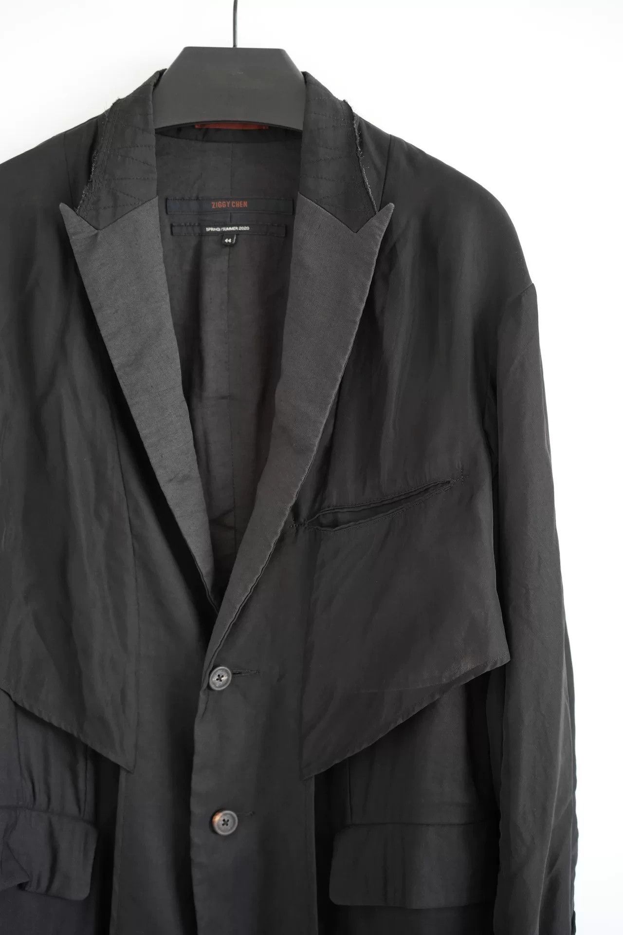 Ziggy Chen black ziggy chen oversized suit jacket Size US L / EU 52-54 / 3 - 3 Thumbnail