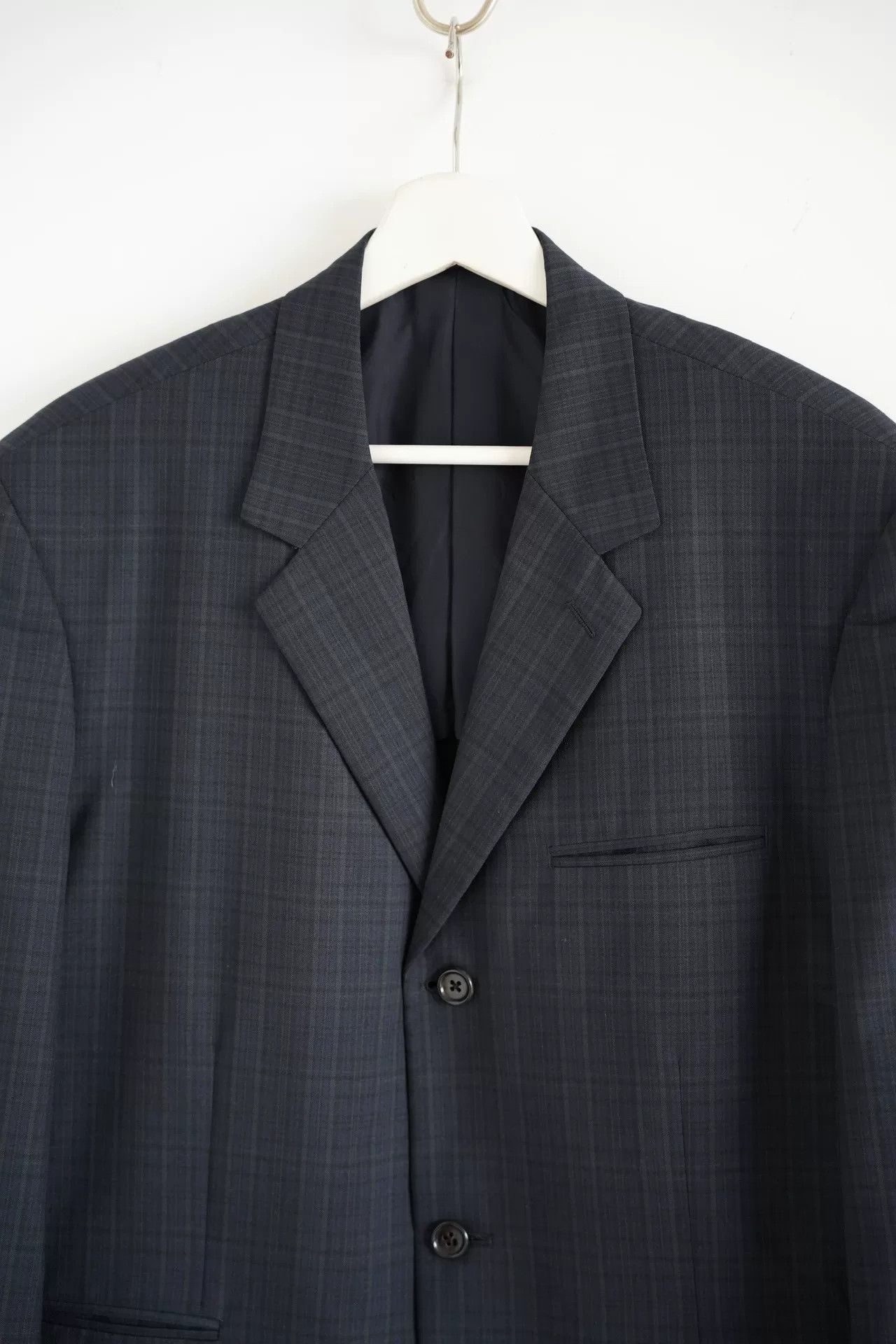 Y's for Men Yohji Yamamoto 90s Plaid Suit Jacket Size US M / EU 48-50 / 2 - 3 Thumbnail