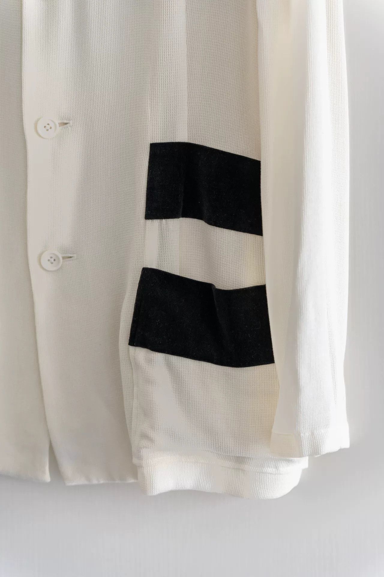 Yohji Yamamoto Yohji Yamamoto Velvet Reconstructed White Jacket Size US M / EU 48-50 / 2 - 4 Thumbnail