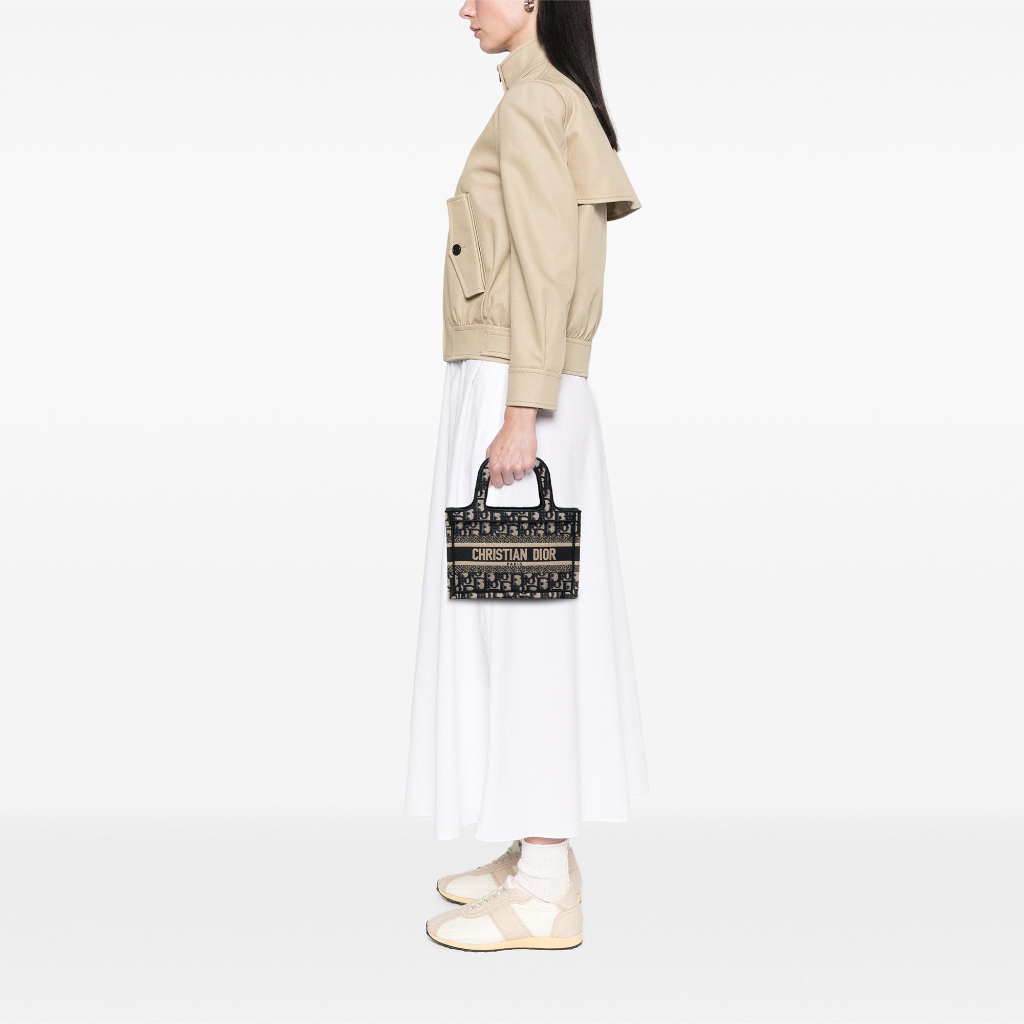 Dior Dior Mini Oblique Canvas Book Tote Size ONE SIZE - 7 Thumbnail