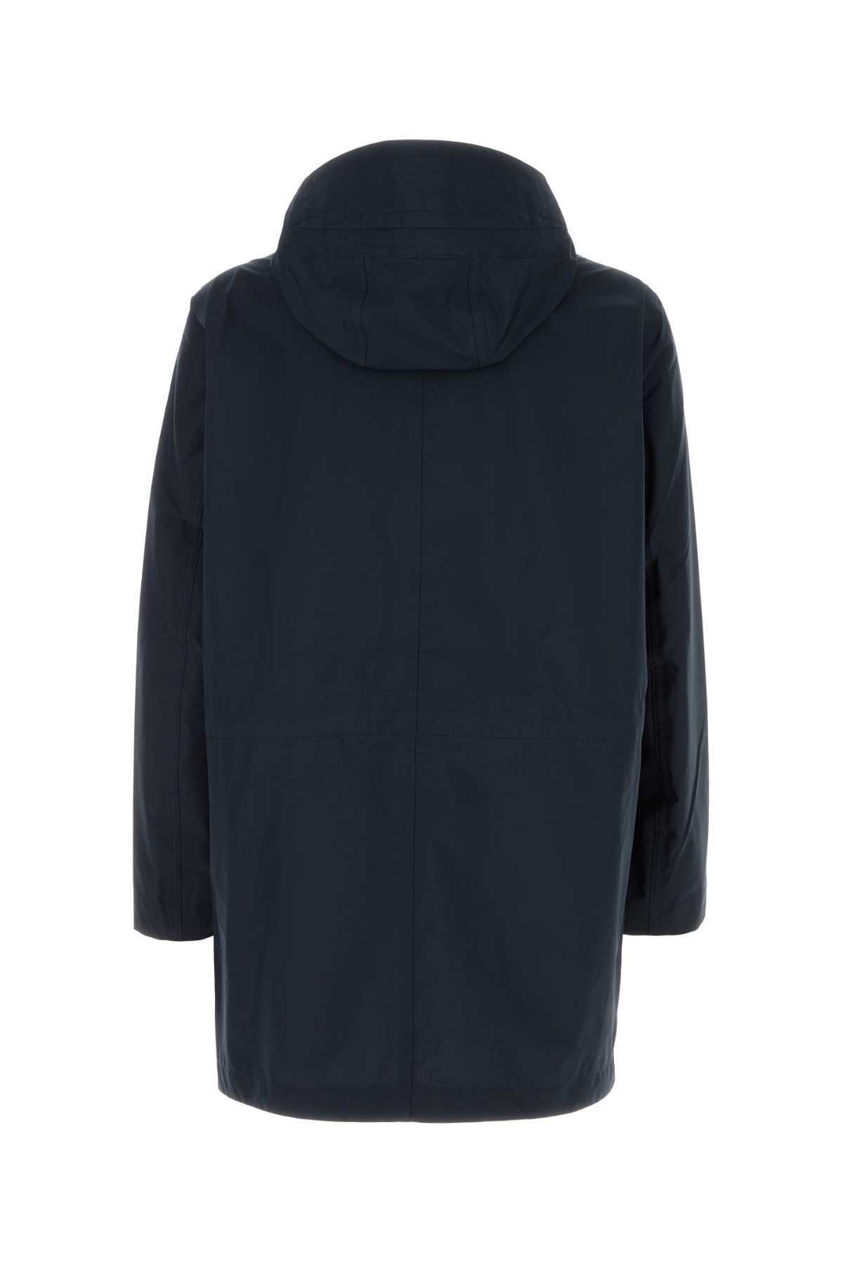 Napapijri Dark Blue Polyester A-Pilloz Windbreaker Size US M / EU 48-50 / 2 - 2 Thumbnail