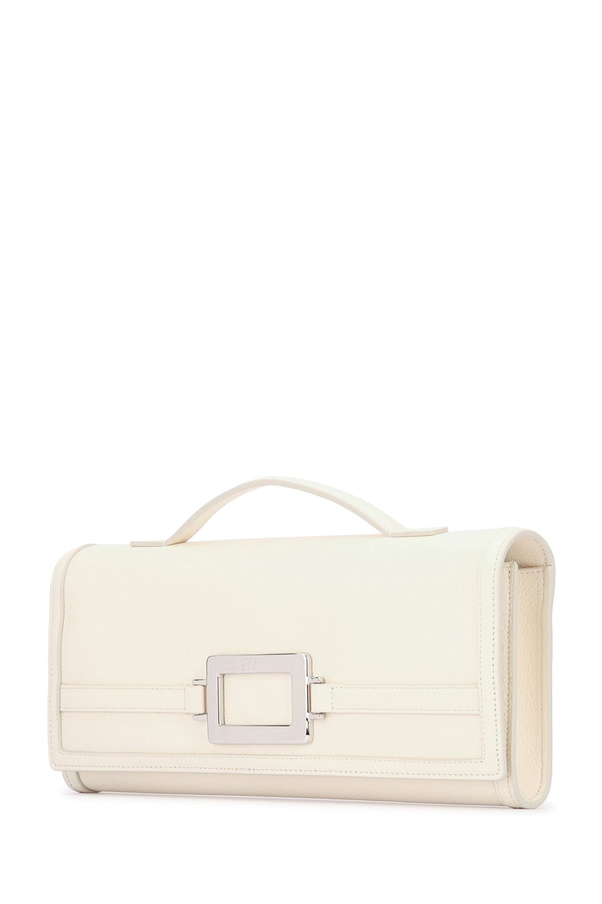 Roger Vivier Belle Vivier Metal Buckle Clutch Size ONE SIZE - 2 Thumbnail