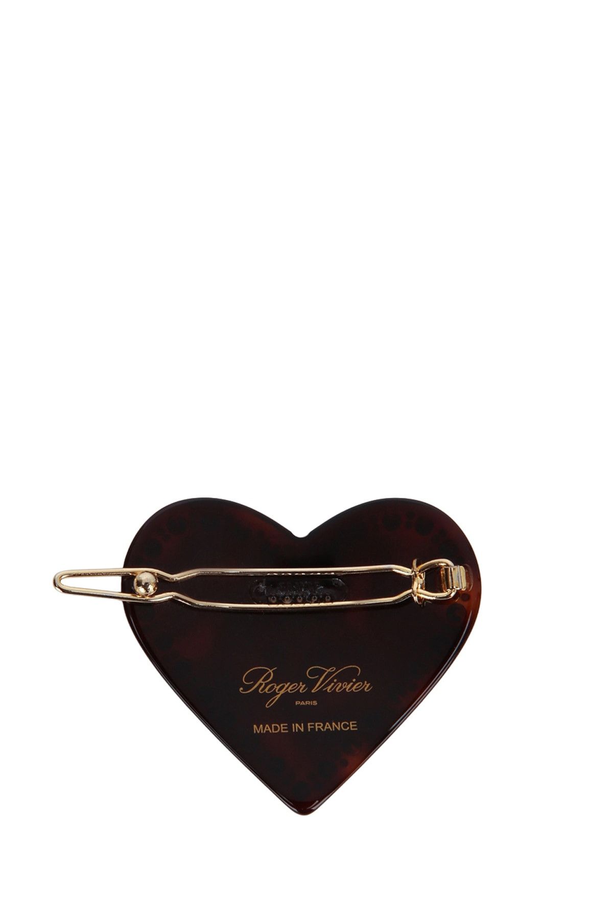 Roger Vivier Heart Strass Hair Clip Size ONE SIZE - 2 Thumbnail