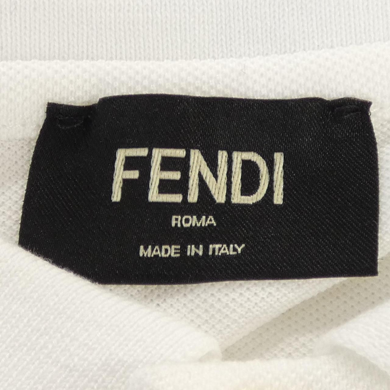 Fendi Fendi Fendi Polo Shirt Cotton Tops FY0985APMV DUTY FREE for USA Size ONE SIZE - 4 Thumbnail