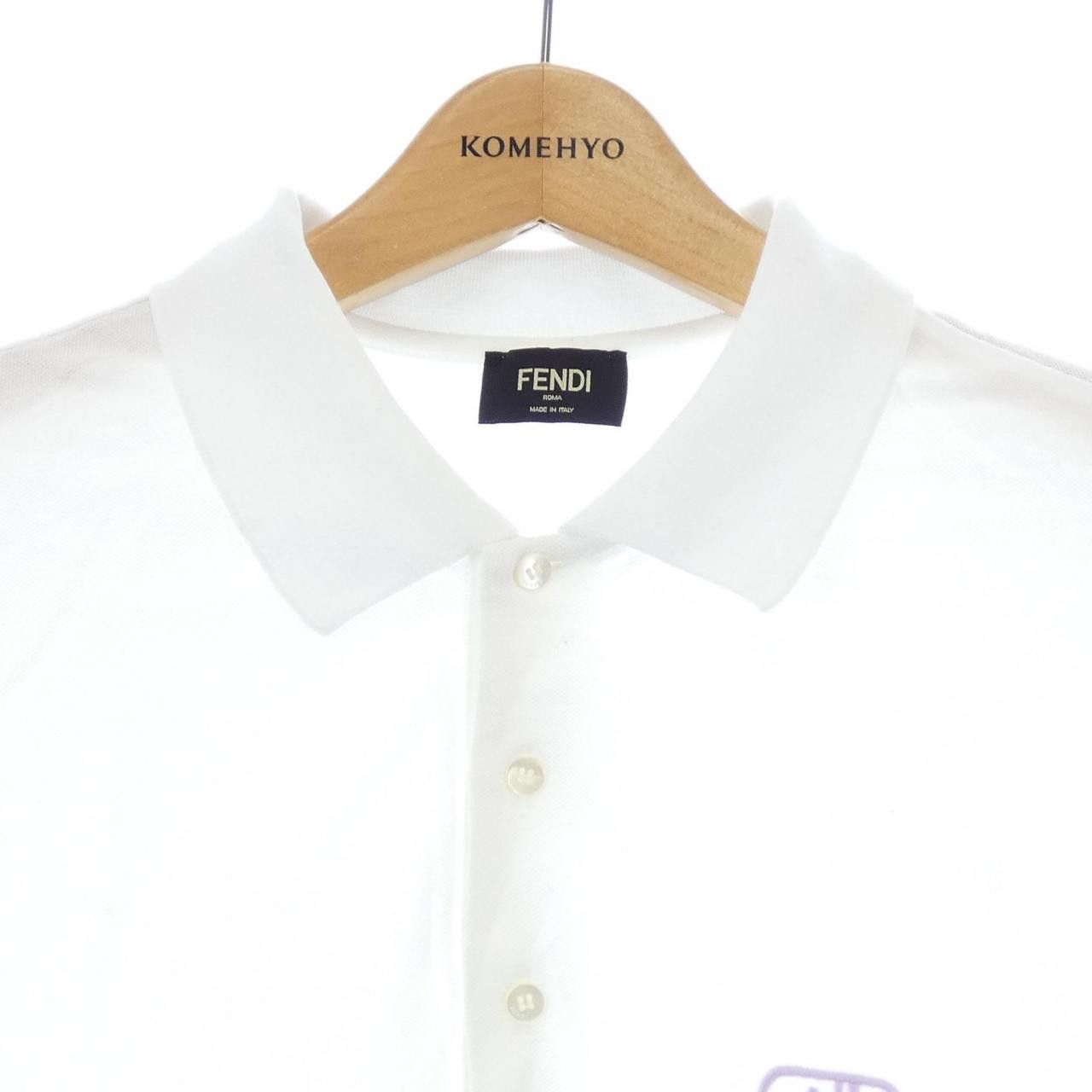 Fendi Fendi Fendi Polo Shirt Cotton Tops FY0985APMV DUTY FREE for USA Size ONE SIZE - 5 Thumbnail