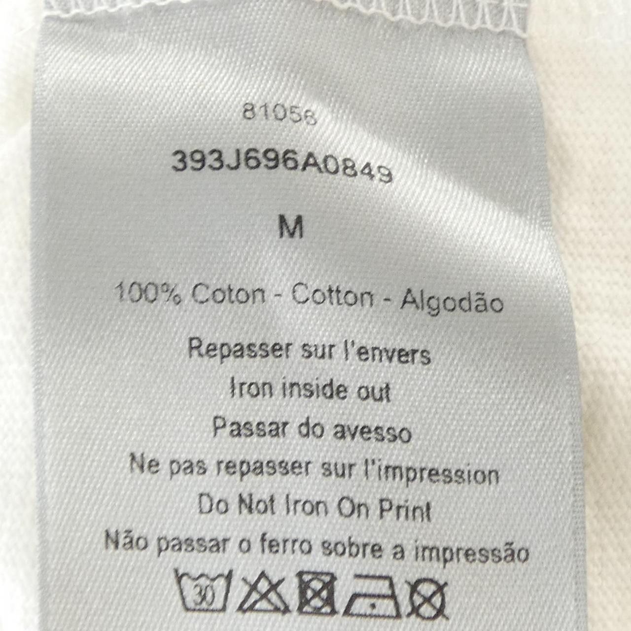 Dior Dior Dior T-shirt Cotton T-Shirts 393J696A0849 DUTY FREE for USA Size ONE SIZE - 3 Thumbnail