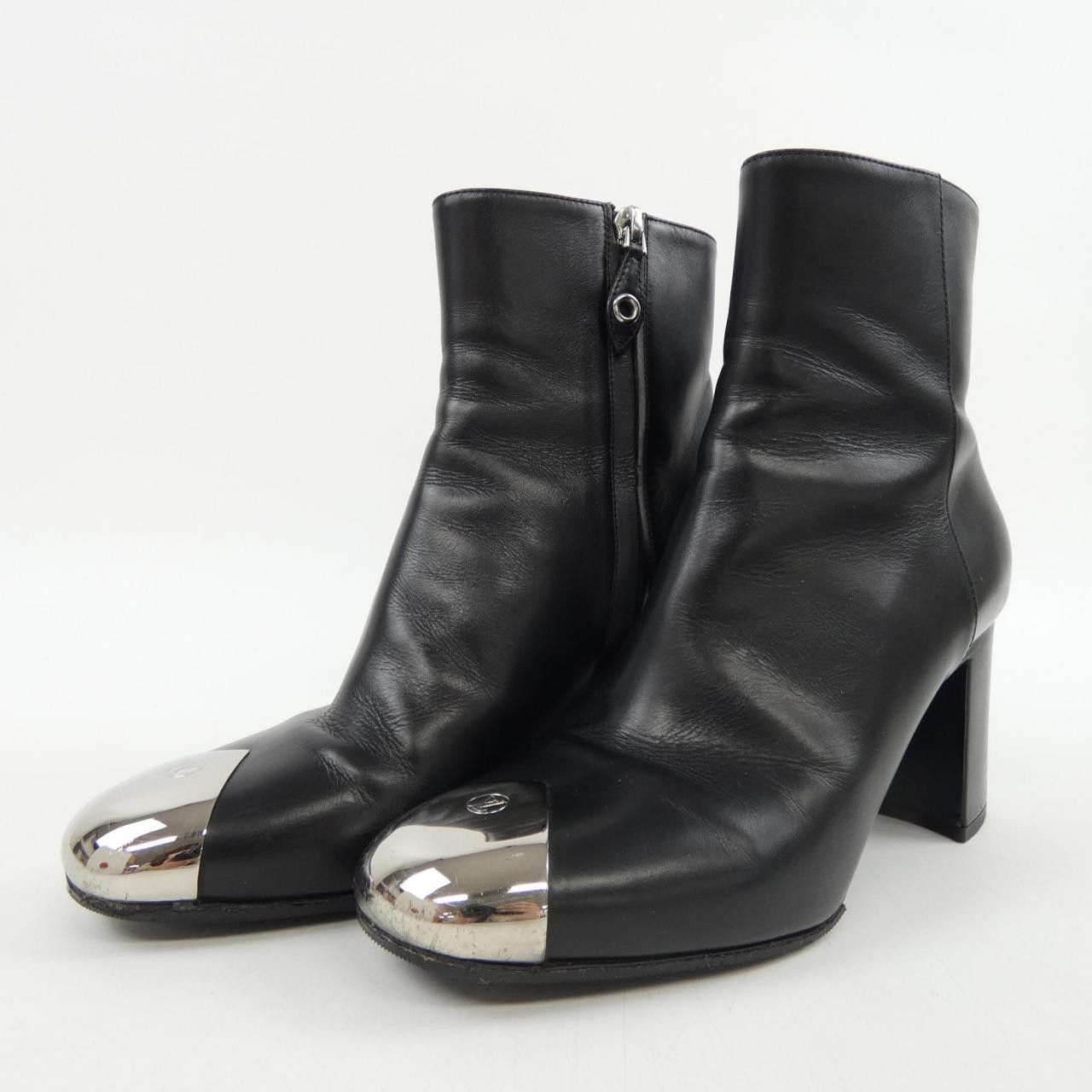 Louis Vuitton Louis Vuitton Louis Vuitton Louise Line Boots Leather Shoes DUTY FREE for USA Size ONE SIZE - 3 Thumbnail