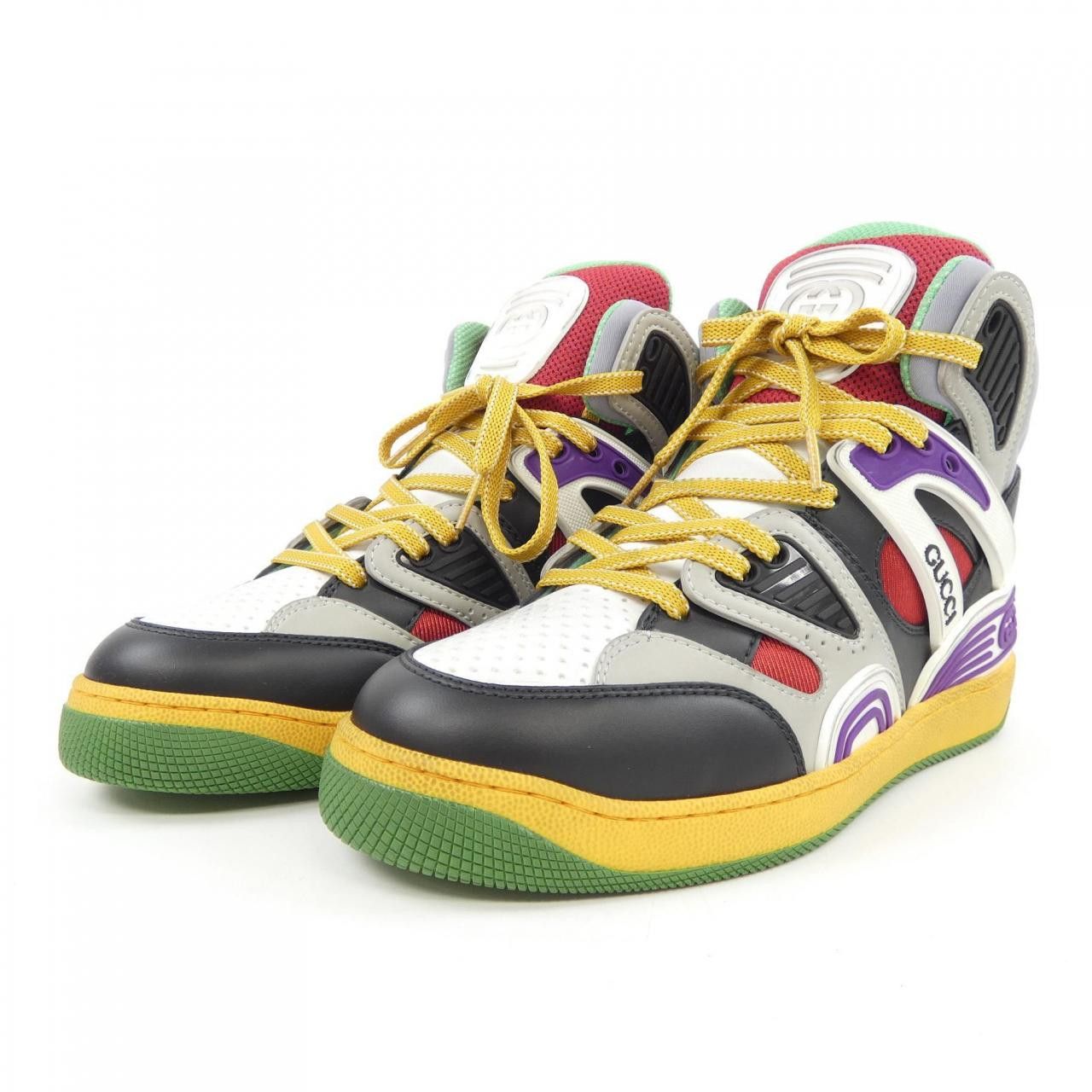 Gucci Gucci Gucci BASKET Sneakers Leather Shoes BASKET DUTY FREE for USA Size ONE SIZE - 3 Thumbnail