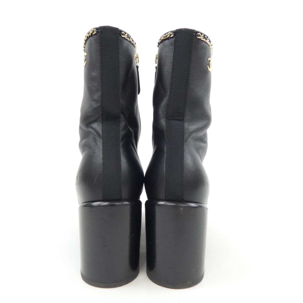 Chanel Chanel Chanel Ankle Boots Lambskin Boots Leather Shoes G37822Y55398 DUTY FREE for USA Size ONE SIZE - 5 Thumbnail