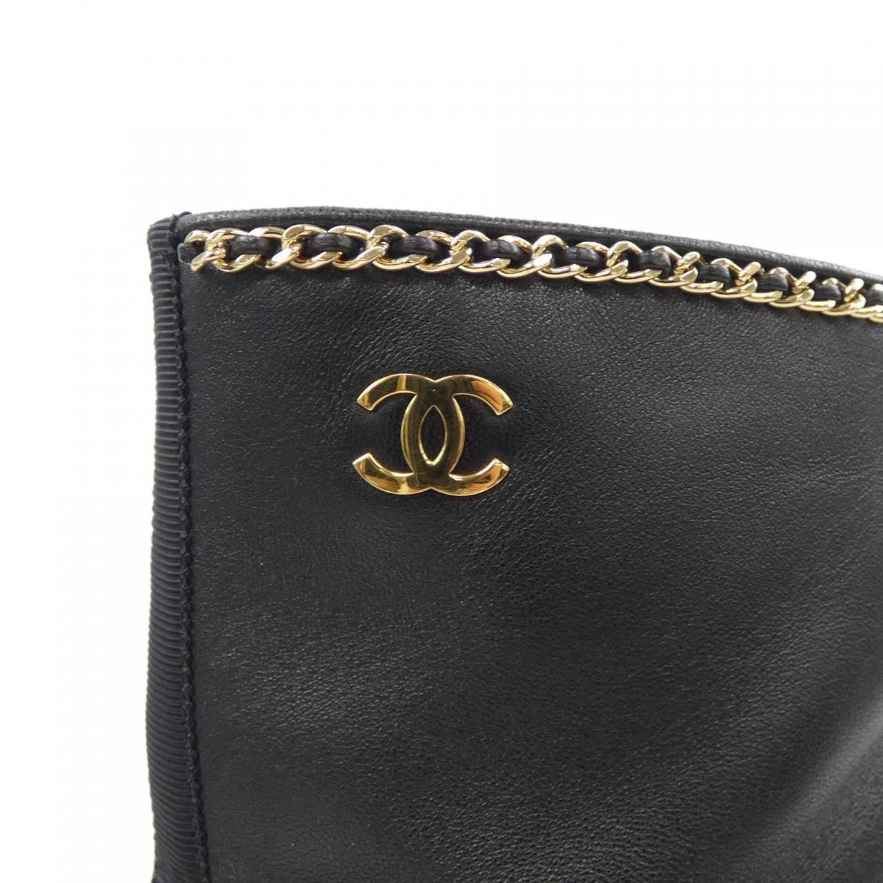 Chanel Chanel Chanel Ankle Boots Lambskin Boots Leather Shoes G37822Y55398 DUTY FREE for USA Size ONE SIZE - 6 Thumbnail