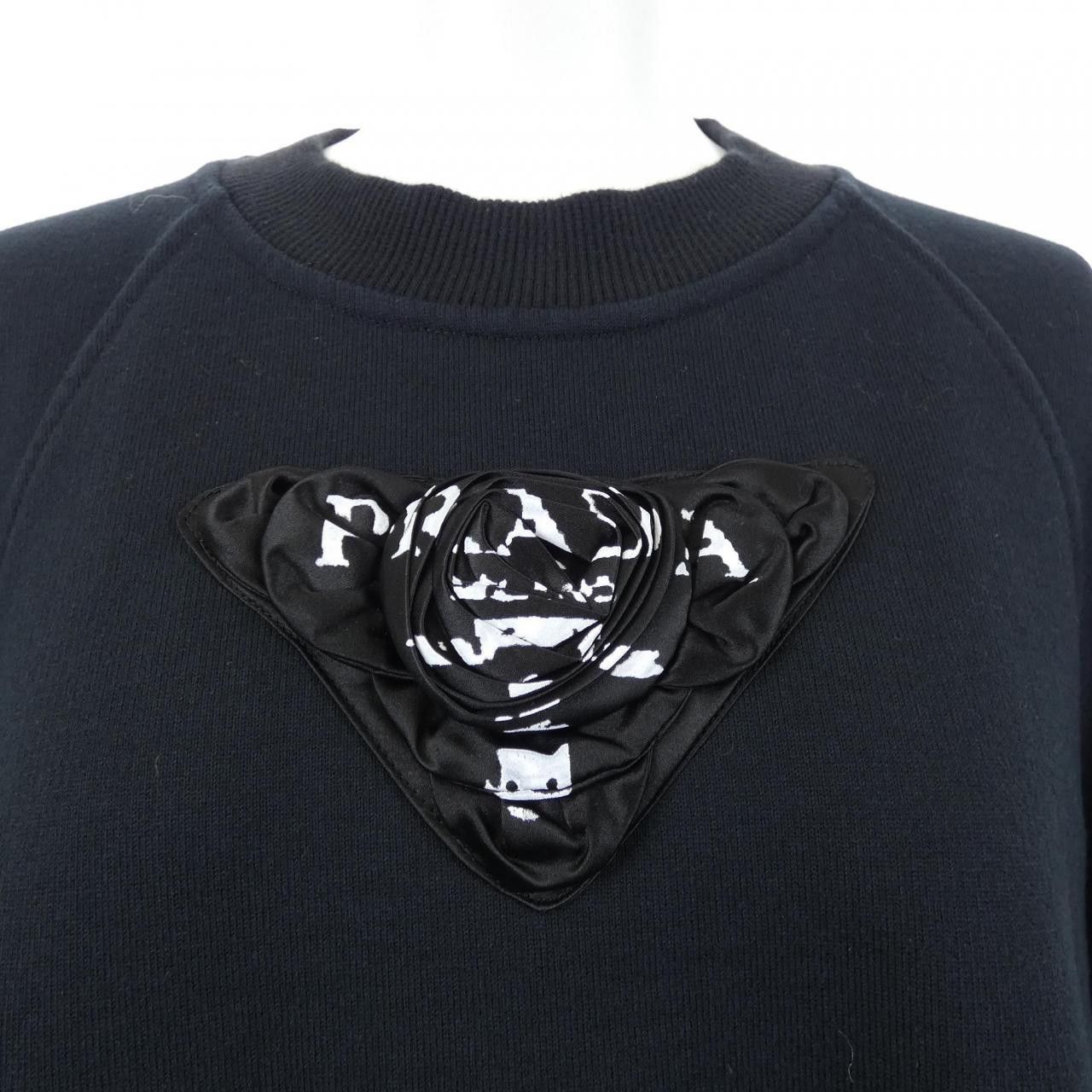 Prada Prada Prada Sweatshirt Knitwear Cotton Sweatshirts & Hoodies 134627 S211 1YSE DUTY FREE for USA Size ONE SIZE - 5 Thumbnail
