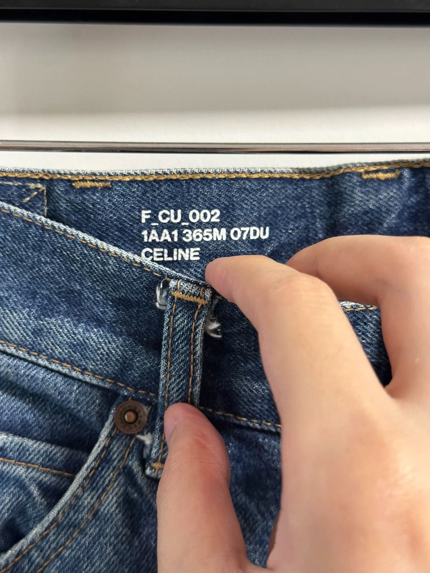 Celine classic blue wash flared denim pants Size 28" / US 6 / IT 42 - 5 Thumbnail