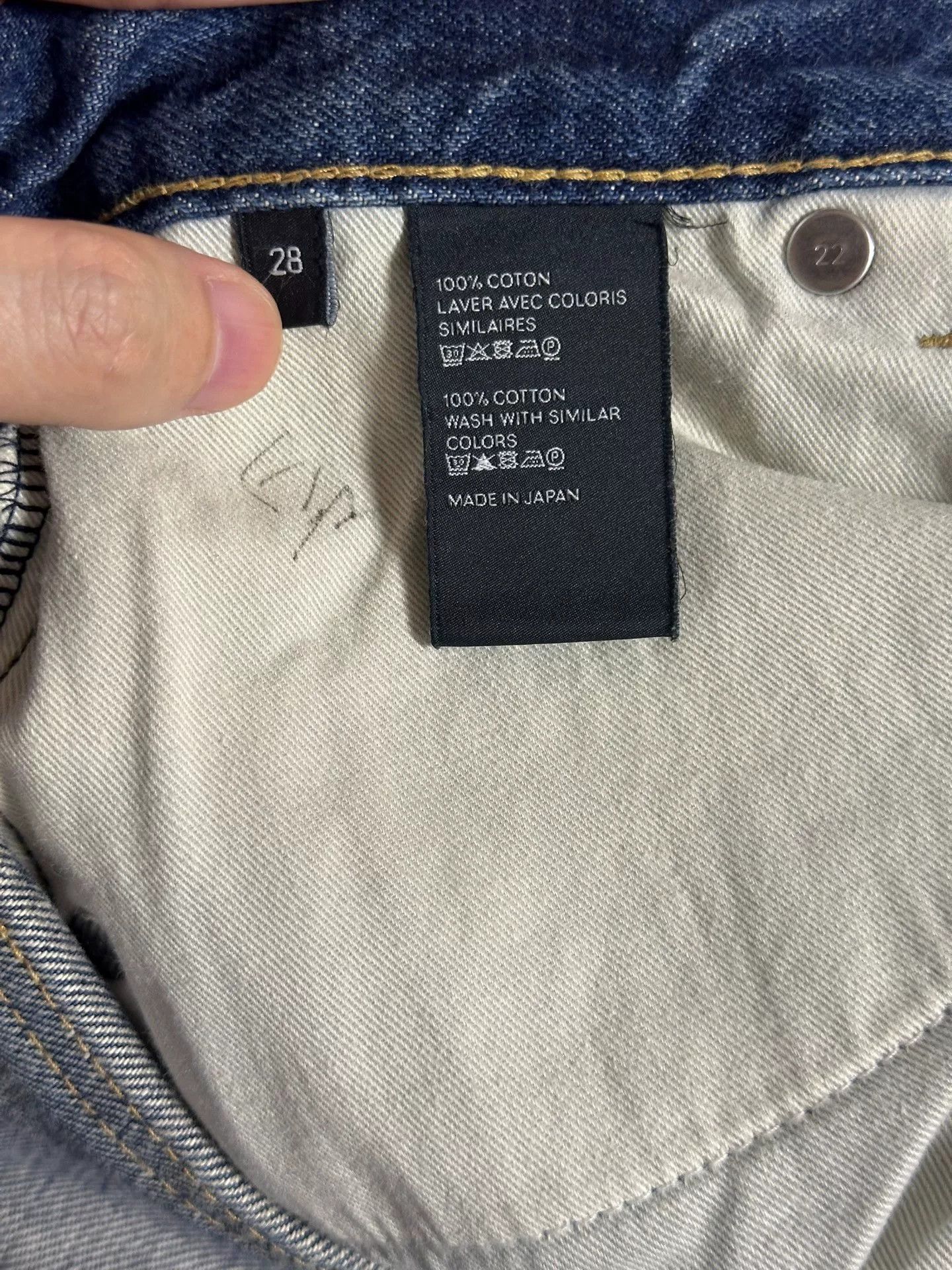 Celine classic blue wash flared denim pants Size 28" / US 6 / IT 42 - 6 Thumbnail