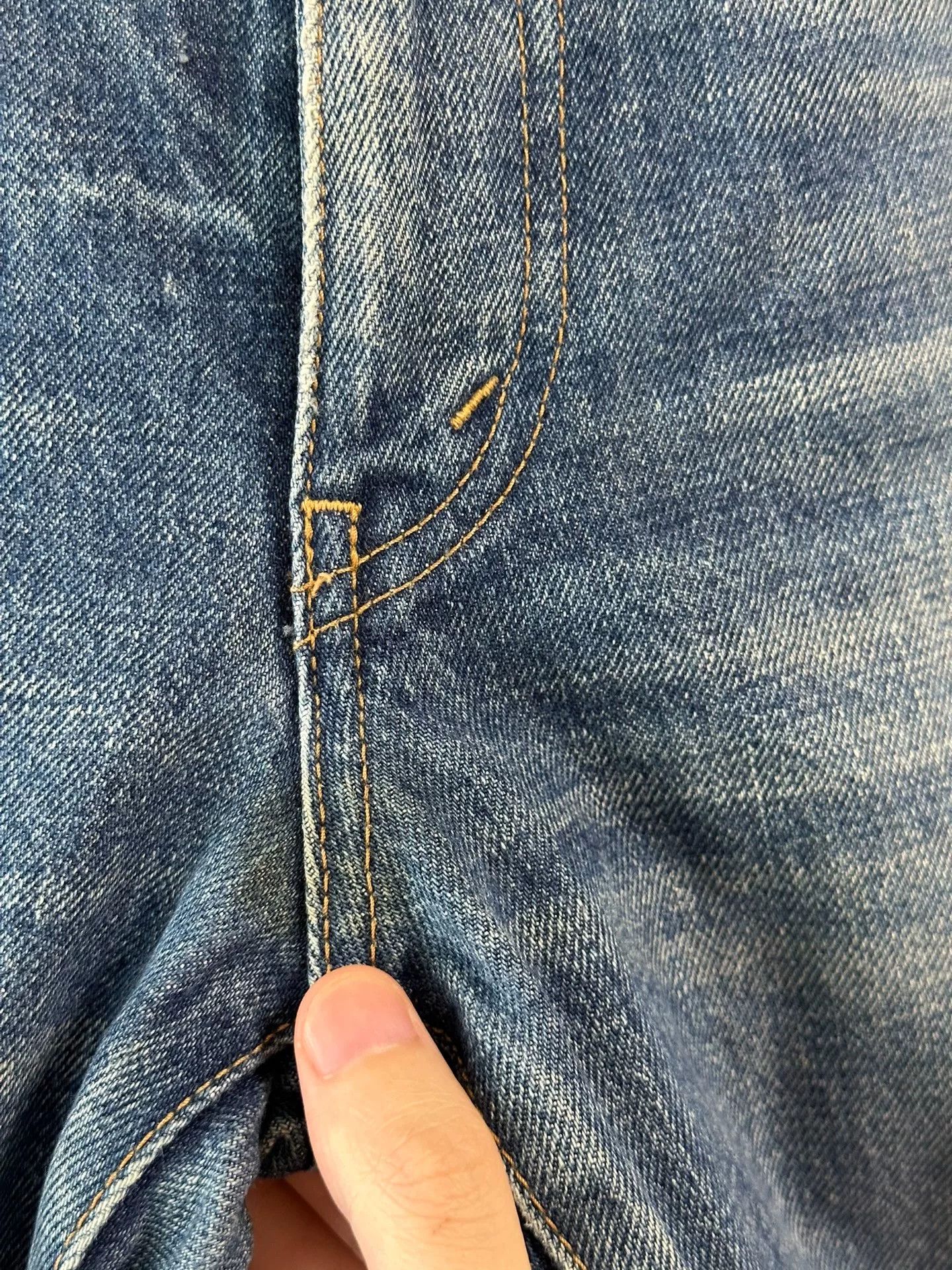Celine celine blue wash flared denim pants Size 25" / US 0 / IT 36 - 4 Thumbnail
