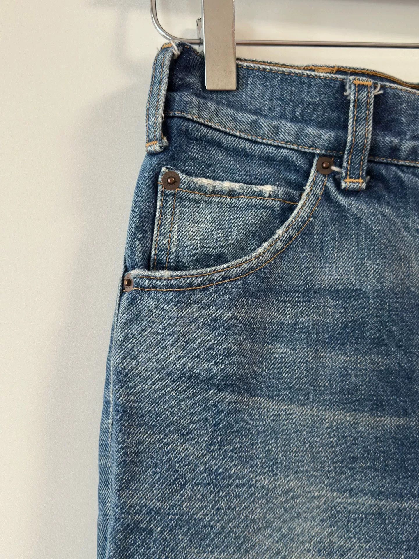 Celine celine blue wash flared denim pants Size 25" / US 0 / IT 36 - 2 Thumbnail