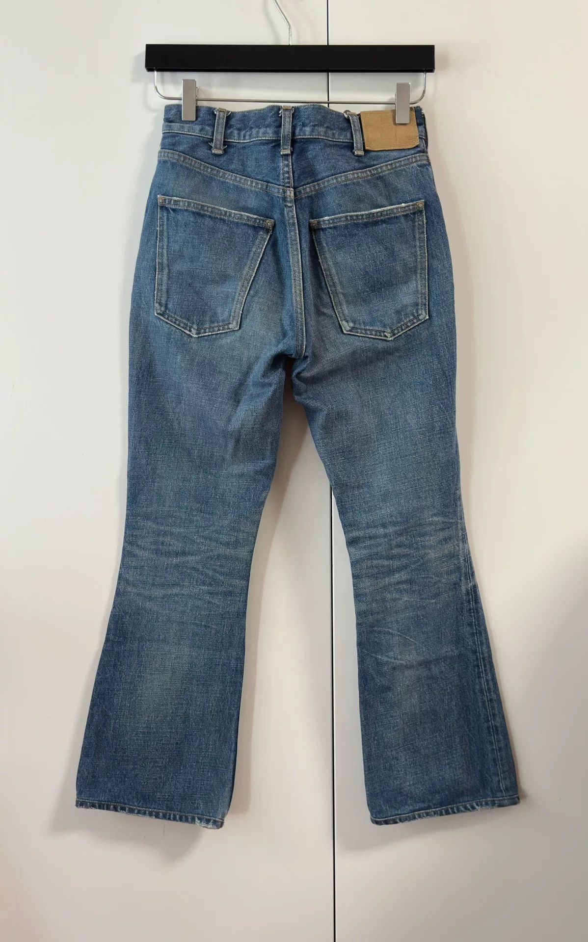 Celine celine blue wash flared denim pants Size 25" / US 0 / IT 36 - 5 Thumbnail
