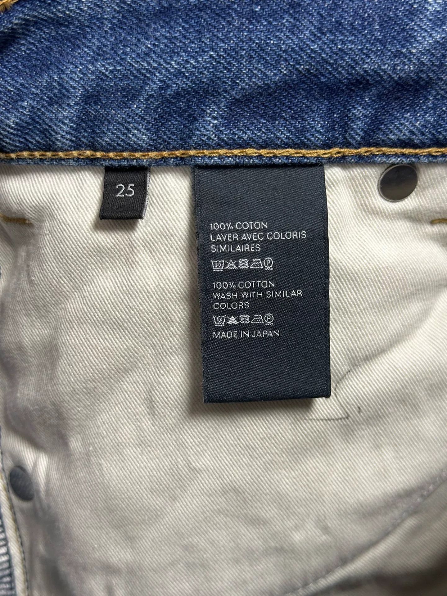 Celine celine blue wash flared denim pants Size 25" / US 0 / IT 36 - 7 Thumbnail