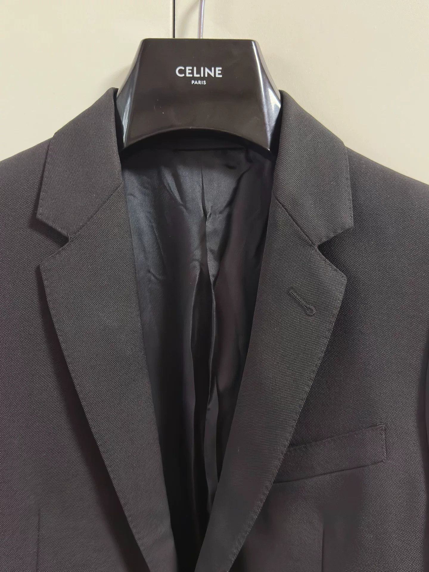 Celine Celine Women's Black Wool Blazer Size M / US 6-8 / IT 42-44 - 2 Thumbnail