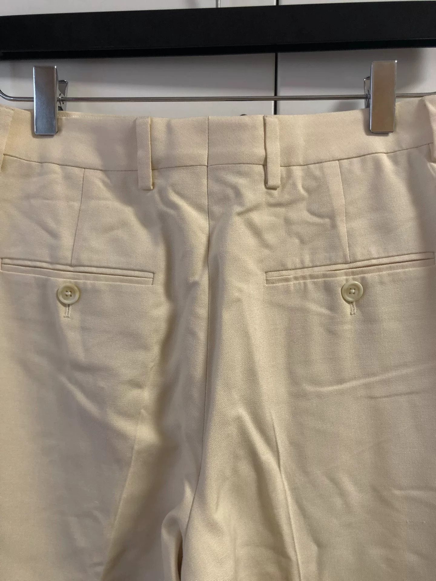 Celine celine beige silk flared pants Size 36" / US 14 / IT 50 - 3 Thumbnail