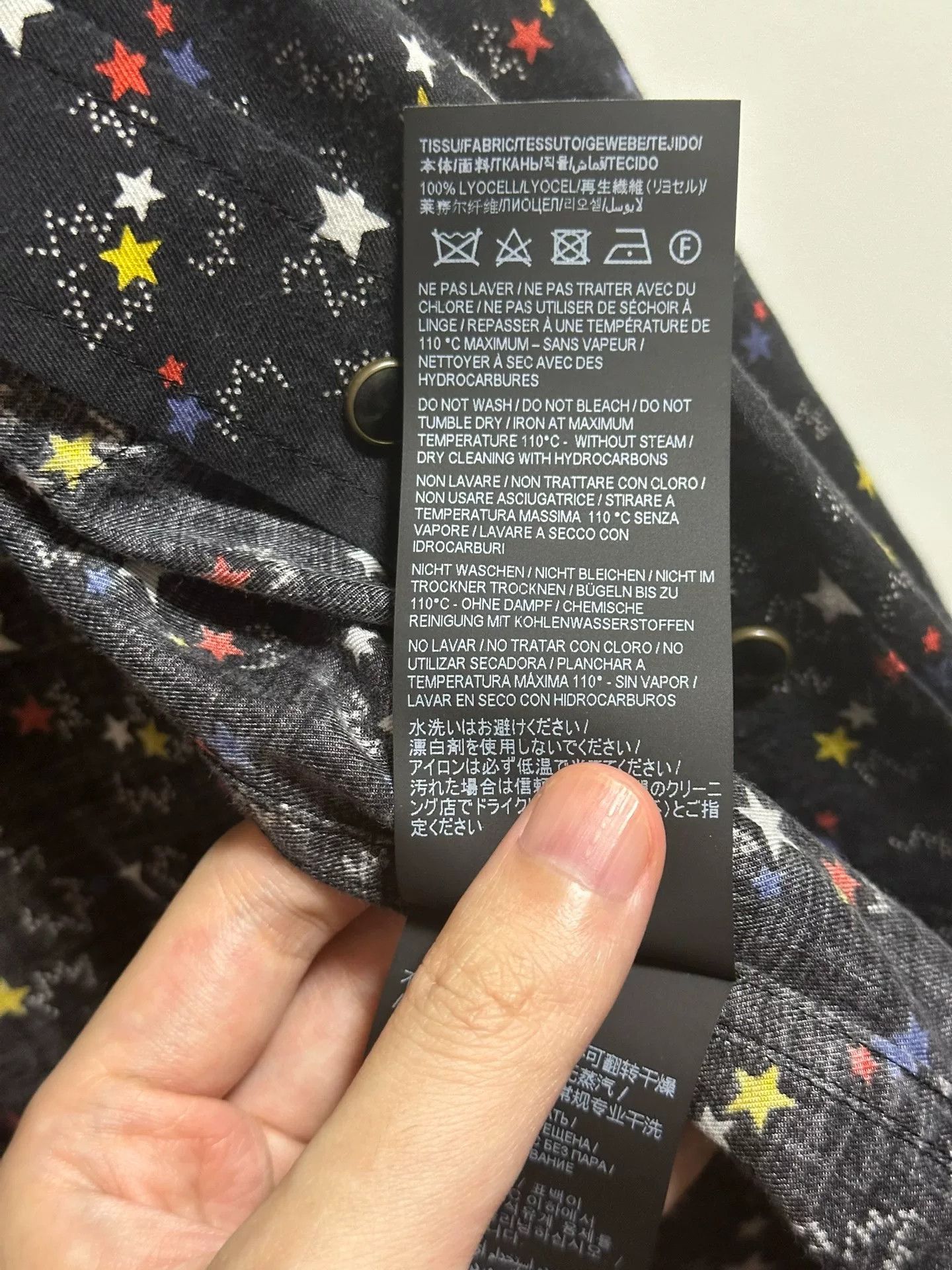 Saint Laurent Paris saint laurent multicolor star shirt Size XL / US 12-14 / IT 48-50 - 8 Thumbnail