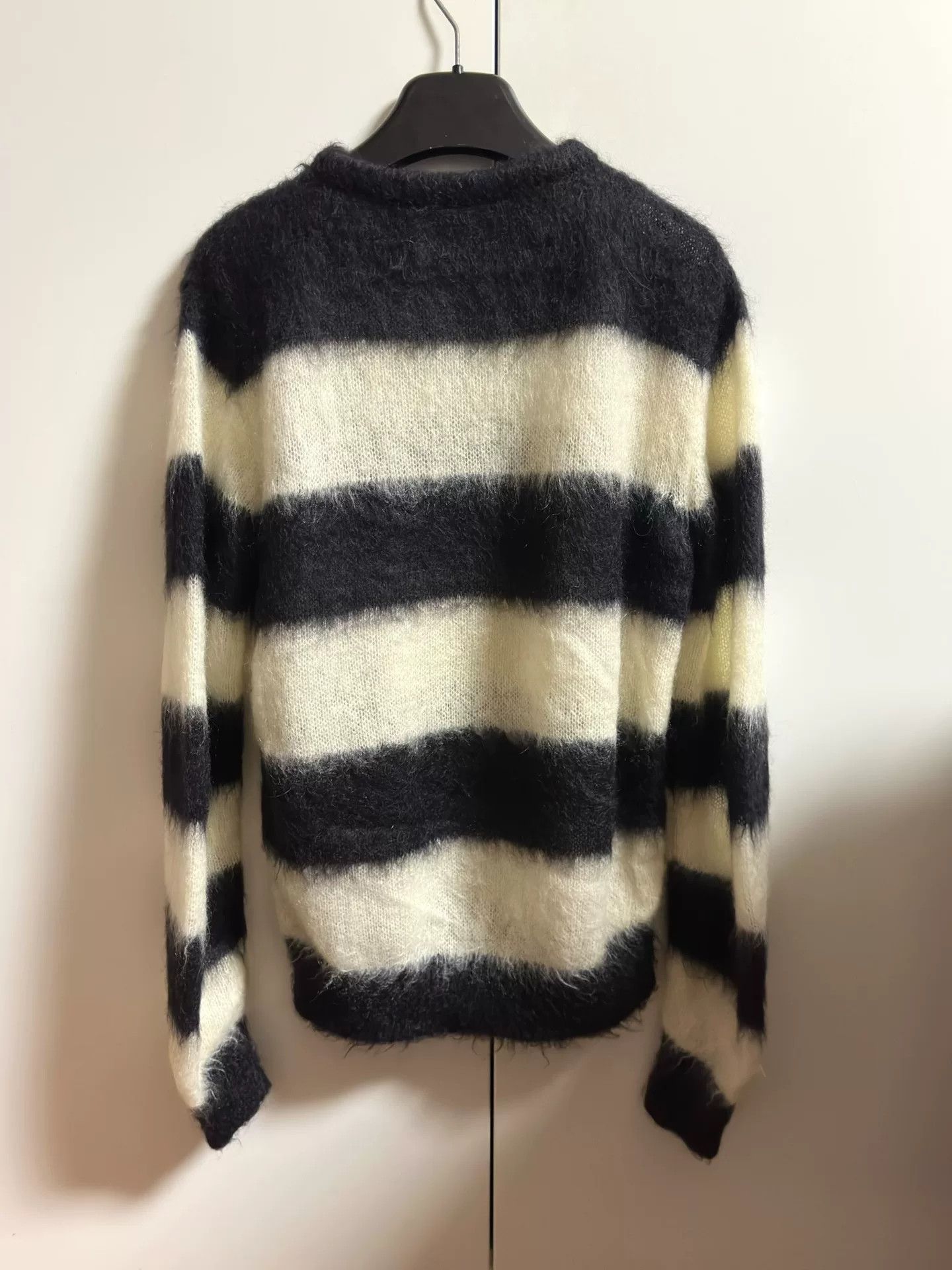 Saint Laurent Paris Saint Laurent Black White Striped Sweater Size S / US 4 / IT 40 - 3 Thumbnail