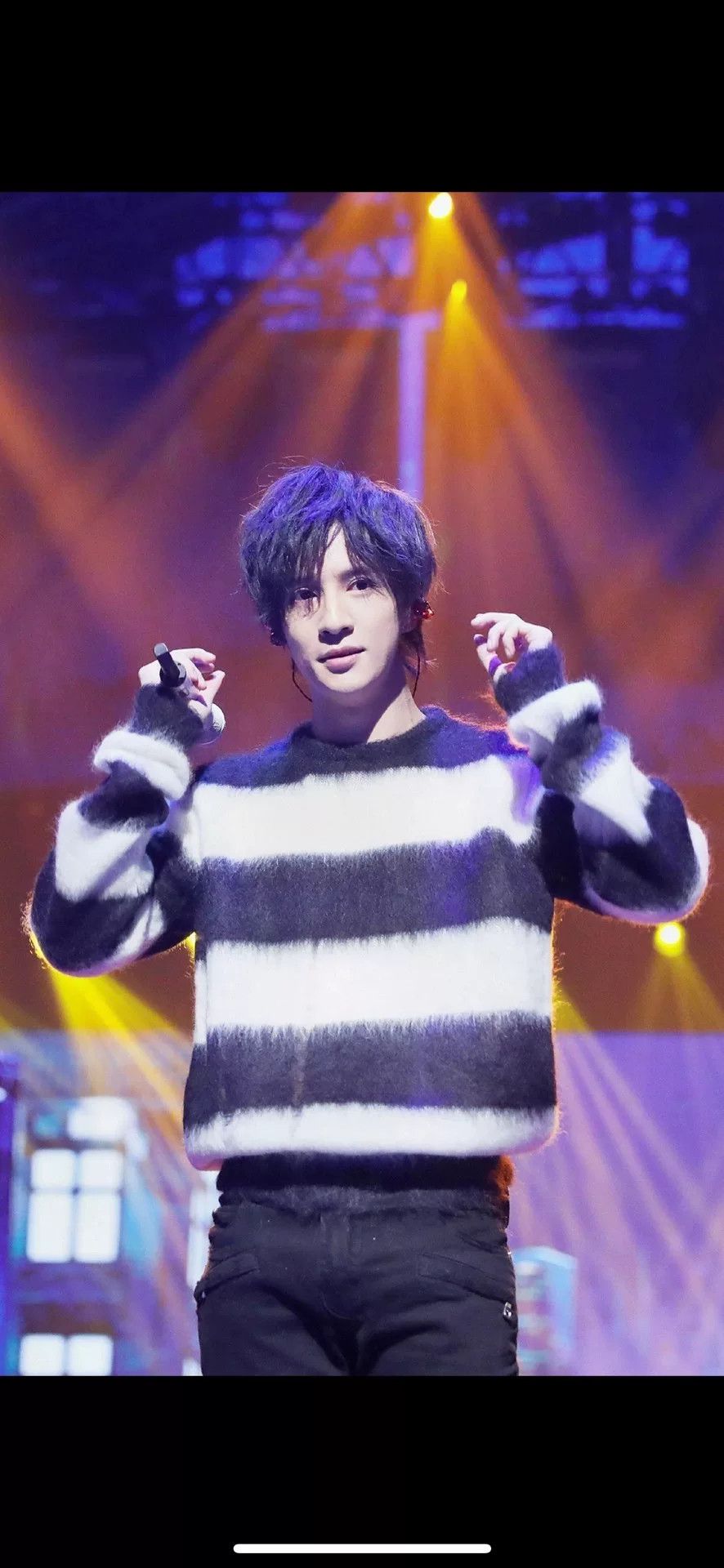 Saint Laurent Paris Saint Laurent Black White Striped Sweater Size S / US 4 / IT 40 - 8 Thumbnail
