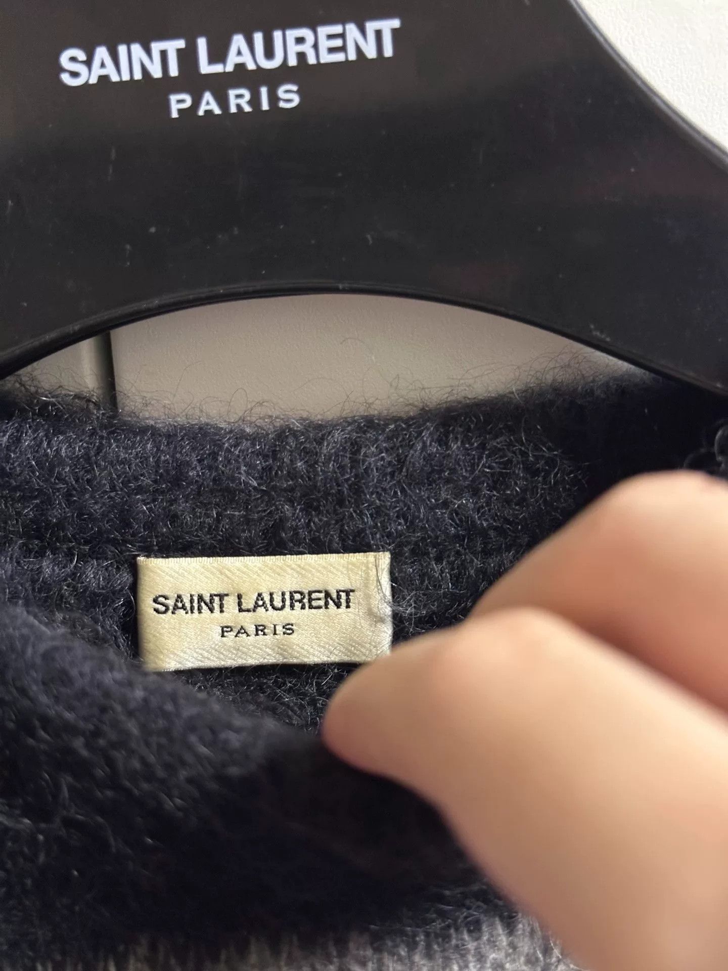 Saint Laurent Paris Saint Laurent Black White Striped Sweater Size S / US 4 / IT 40 - 4 Thumbnail